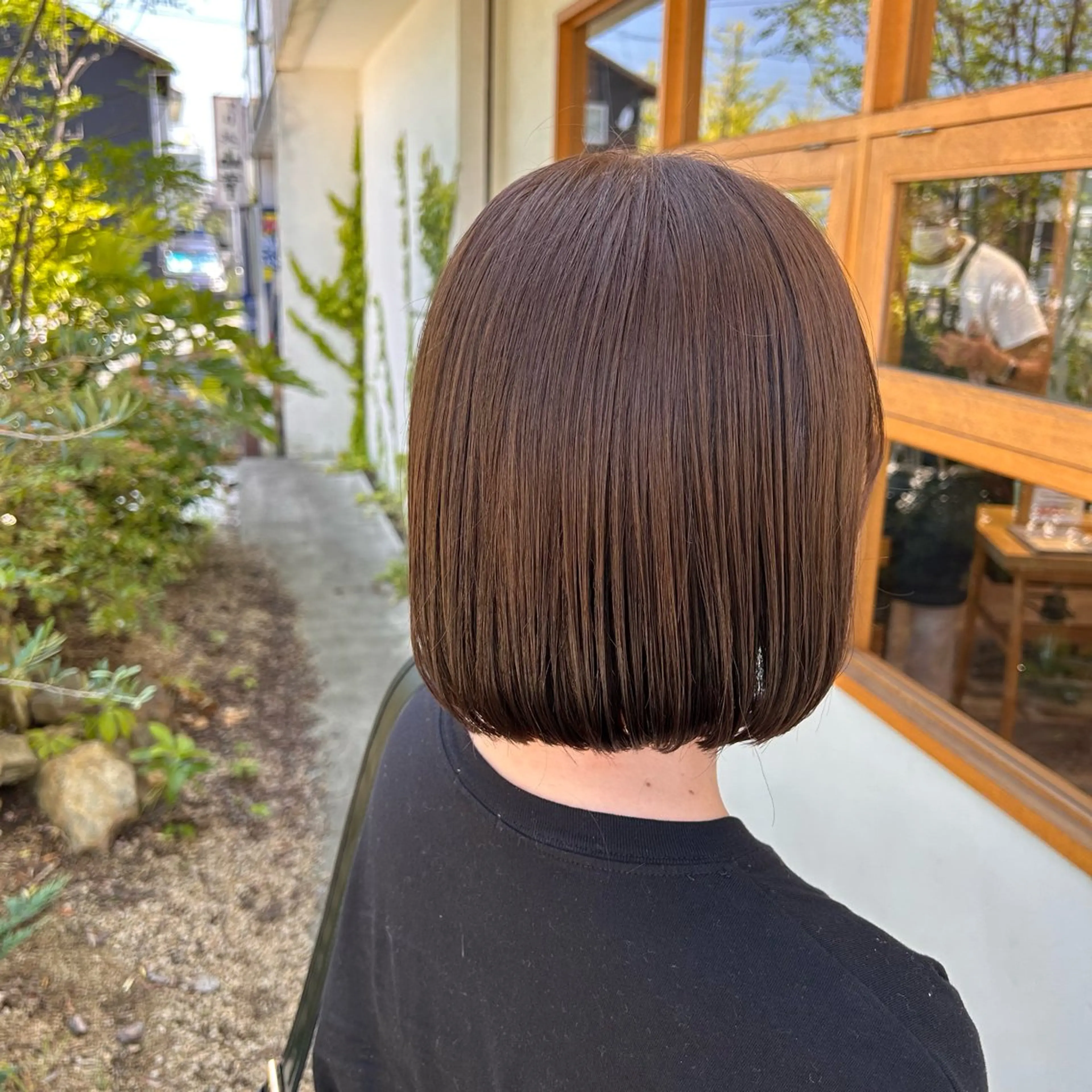 ショート カラー ボブ 山本 知佳のヘアスタイル