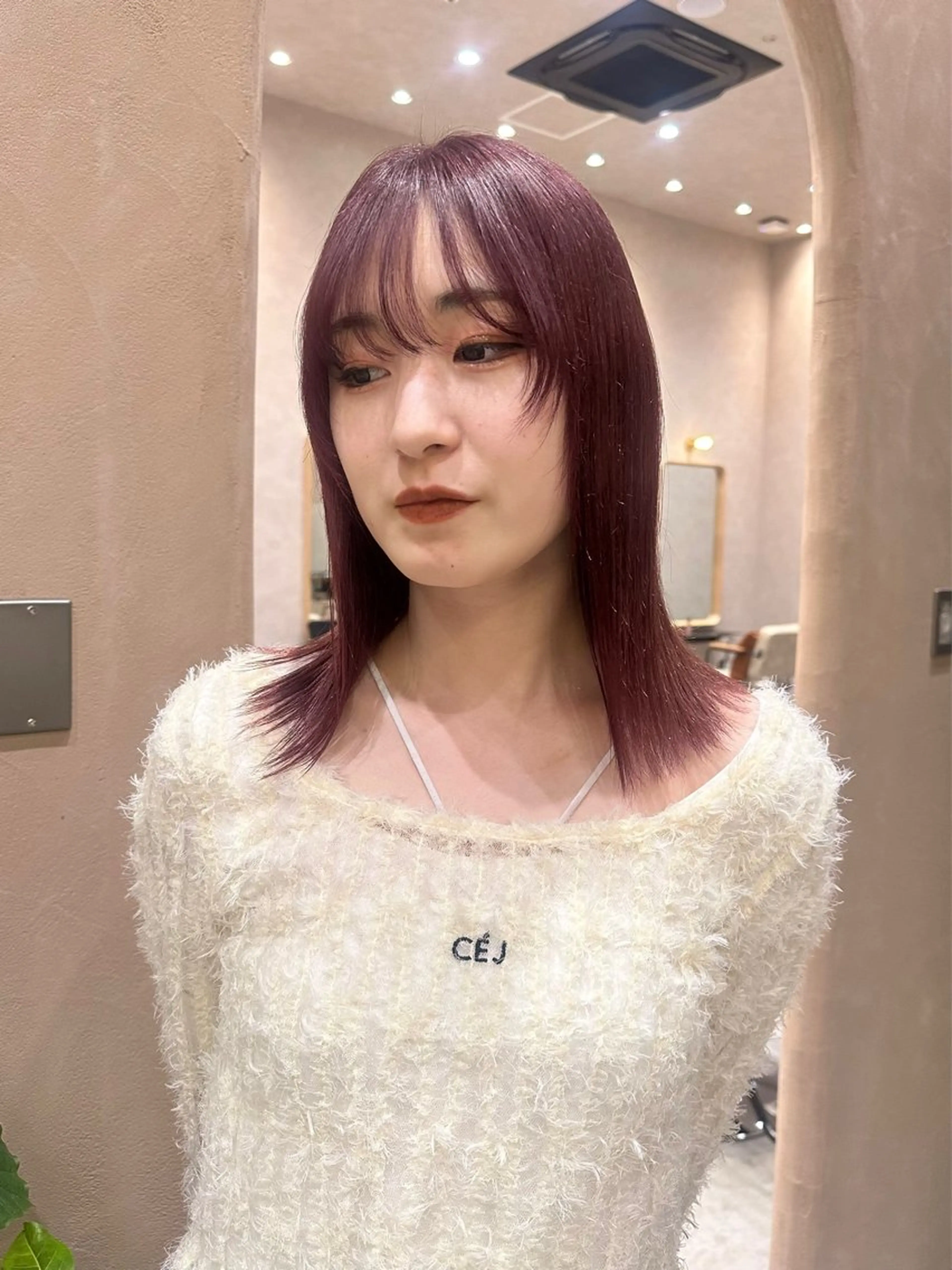 ミディアム カラー カット ヘアカラー トリートメント 💖🌷越後 遥🌷💖のヘアスタイル