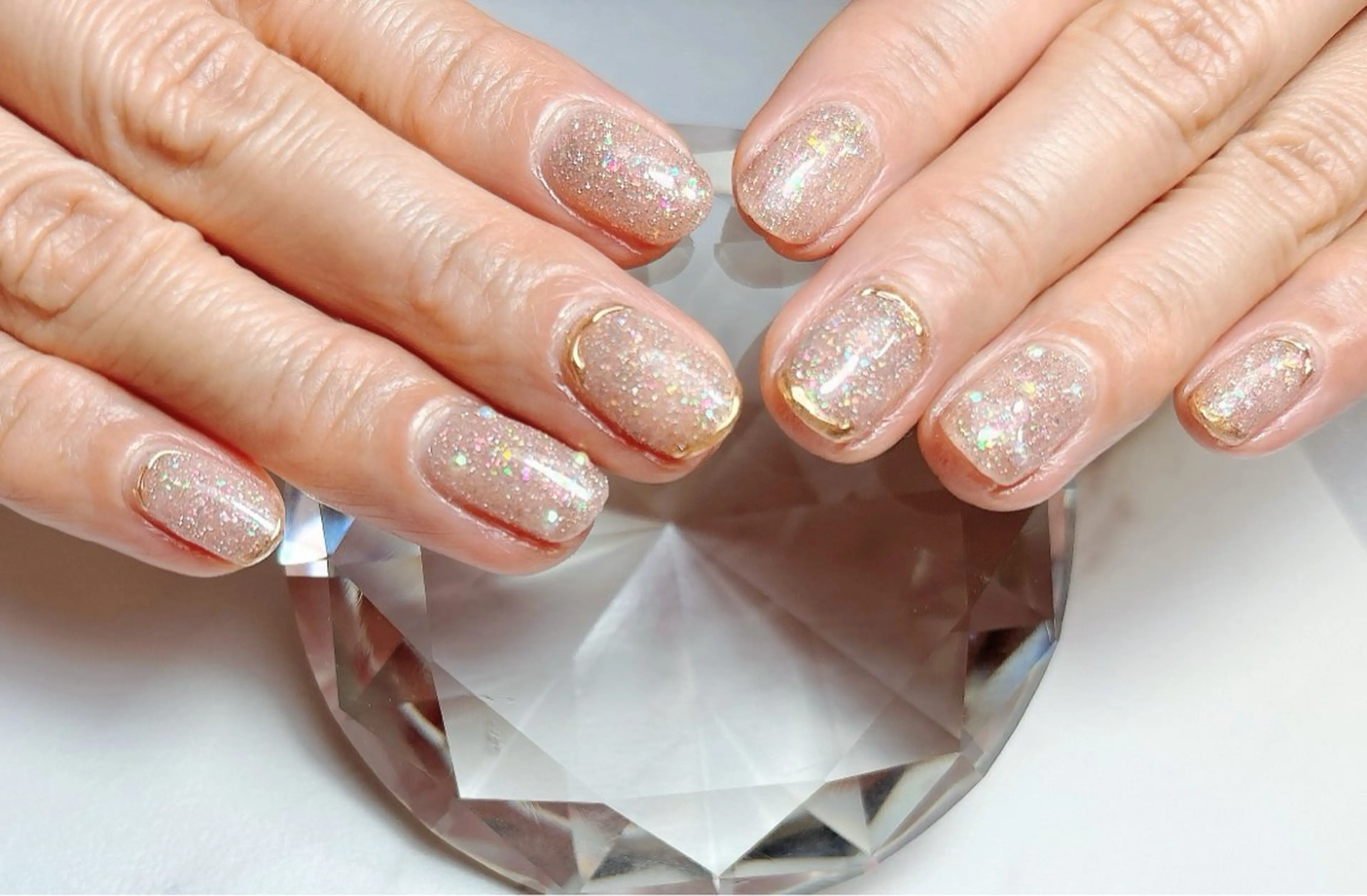 ネイル アートネイル フラッシュネイル ミラーネイル mi hoのネイルデザイン