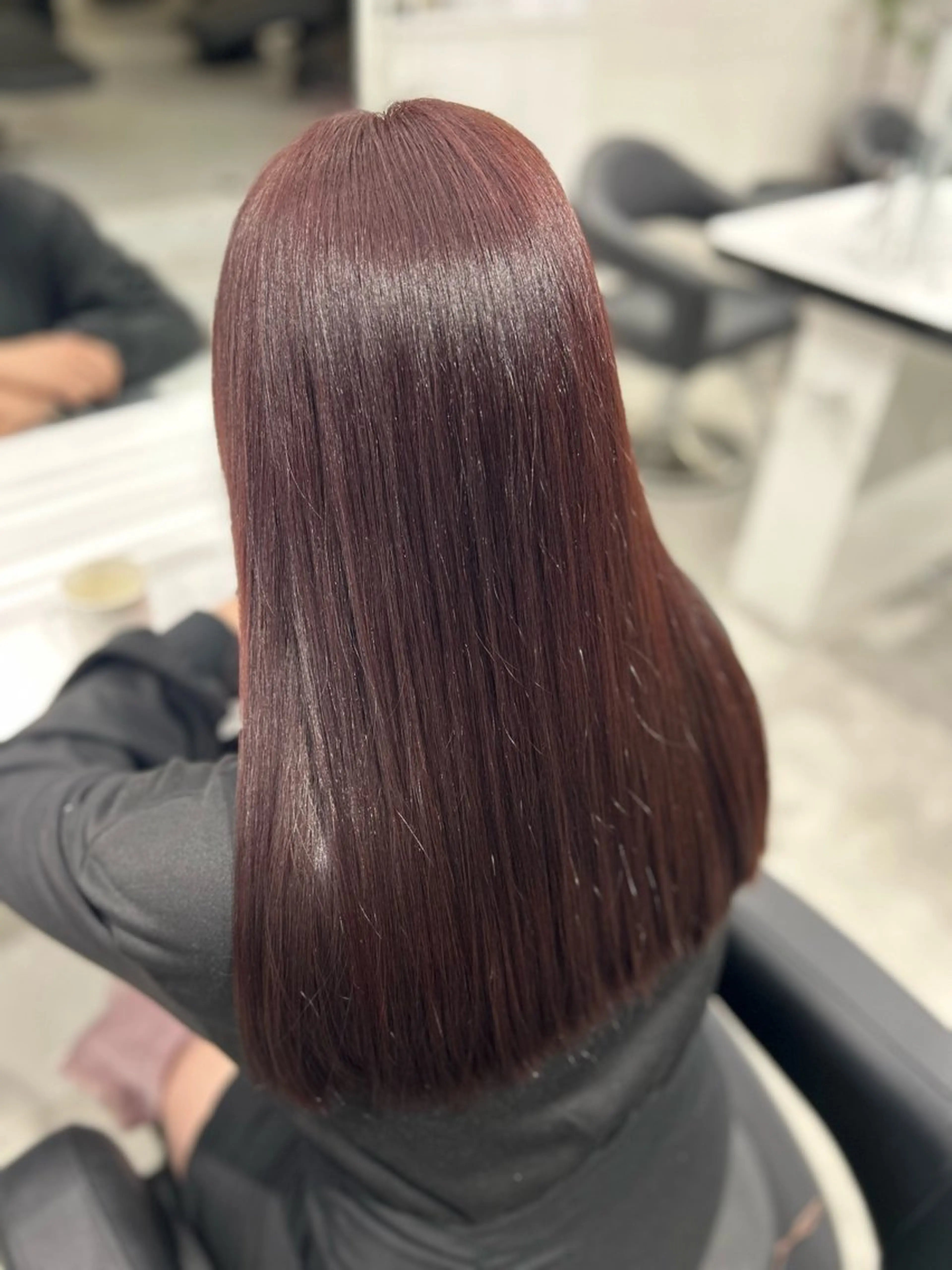 ロング 韓国レディヘア🤍 暗髪🤍miraiのヘアスタイル