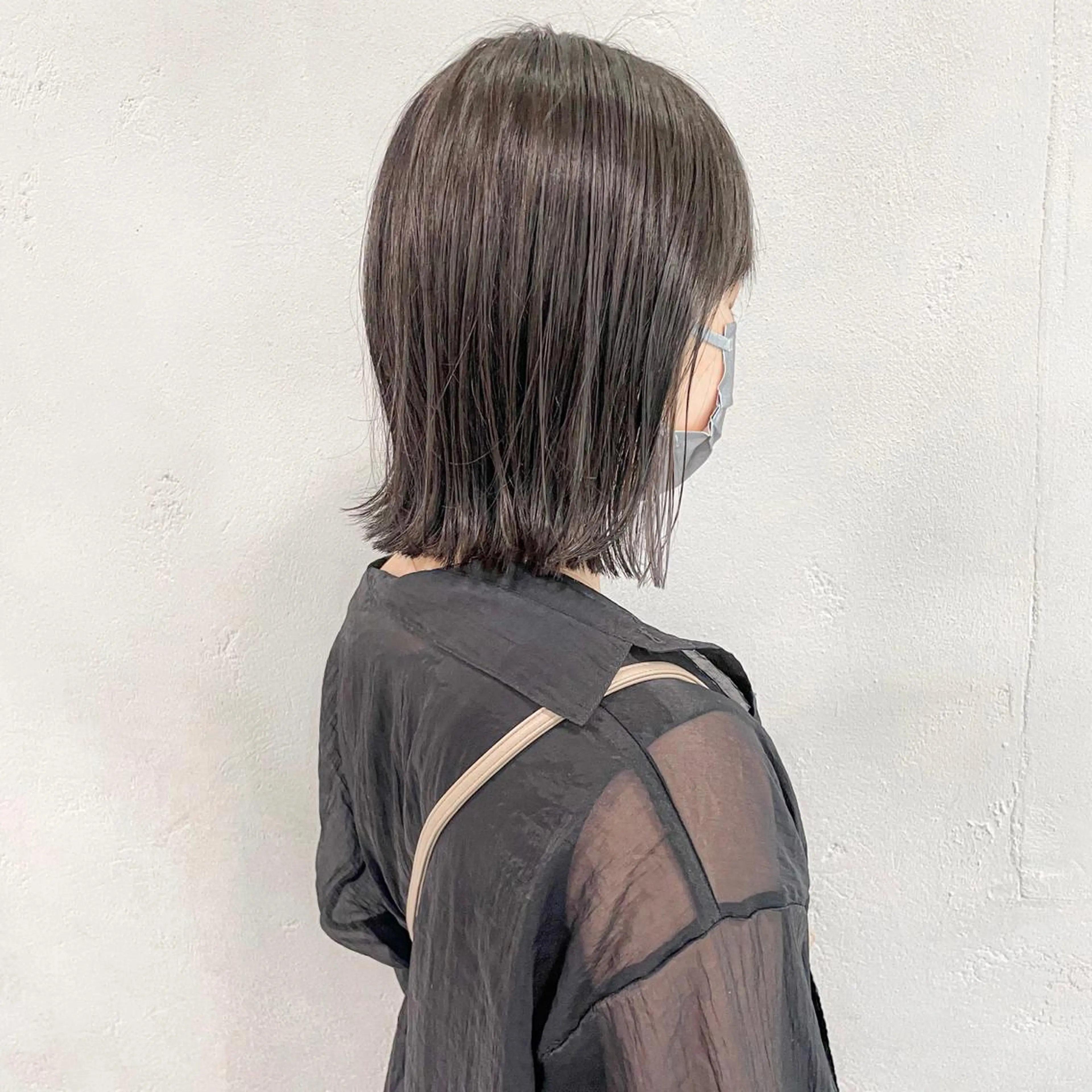 ミディアム カラー カット ヘアカラー トリートメント 阿田 悠士朗のヘアスタイル