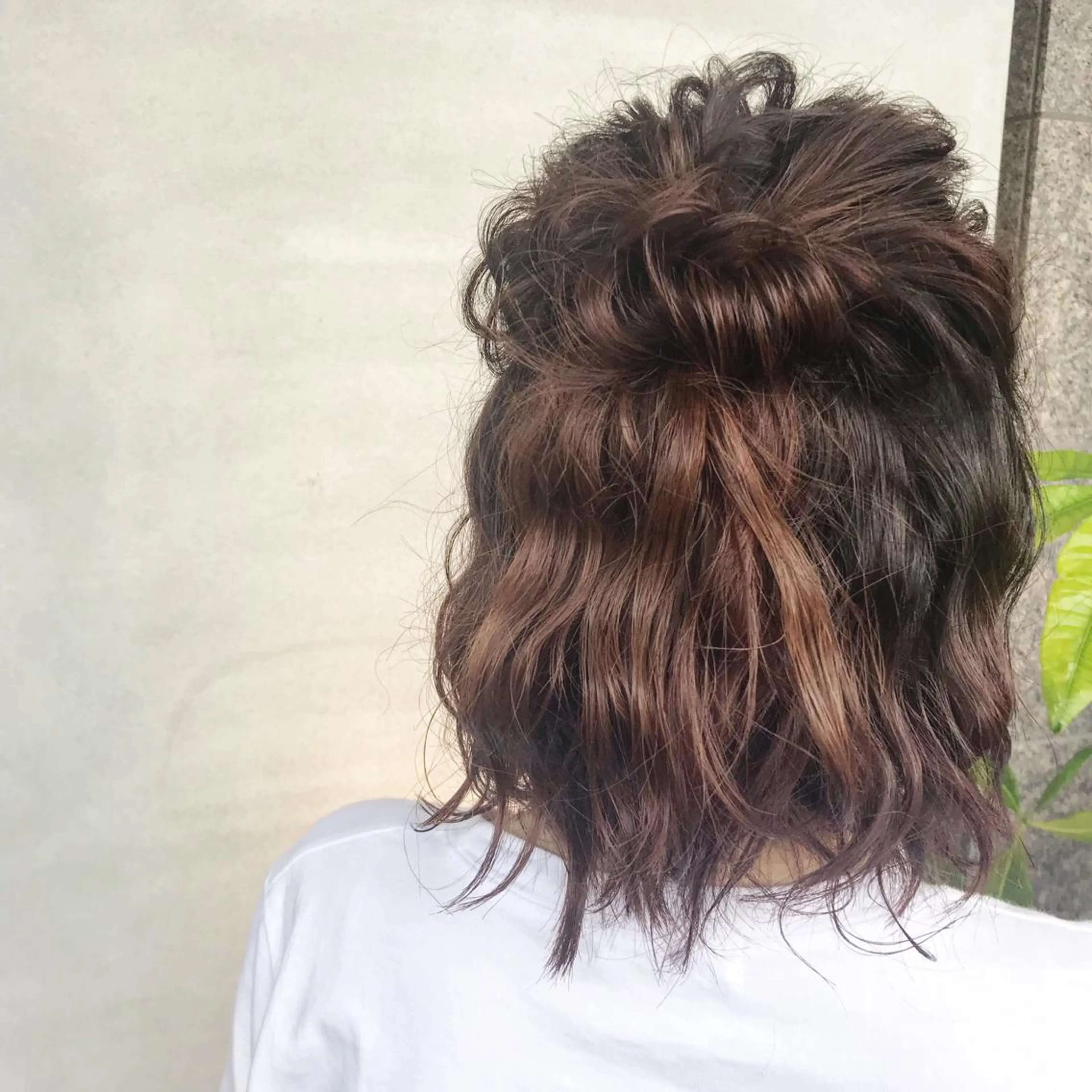 ヘアアレンジ ボブ 河田 海陽のヘアスタイル