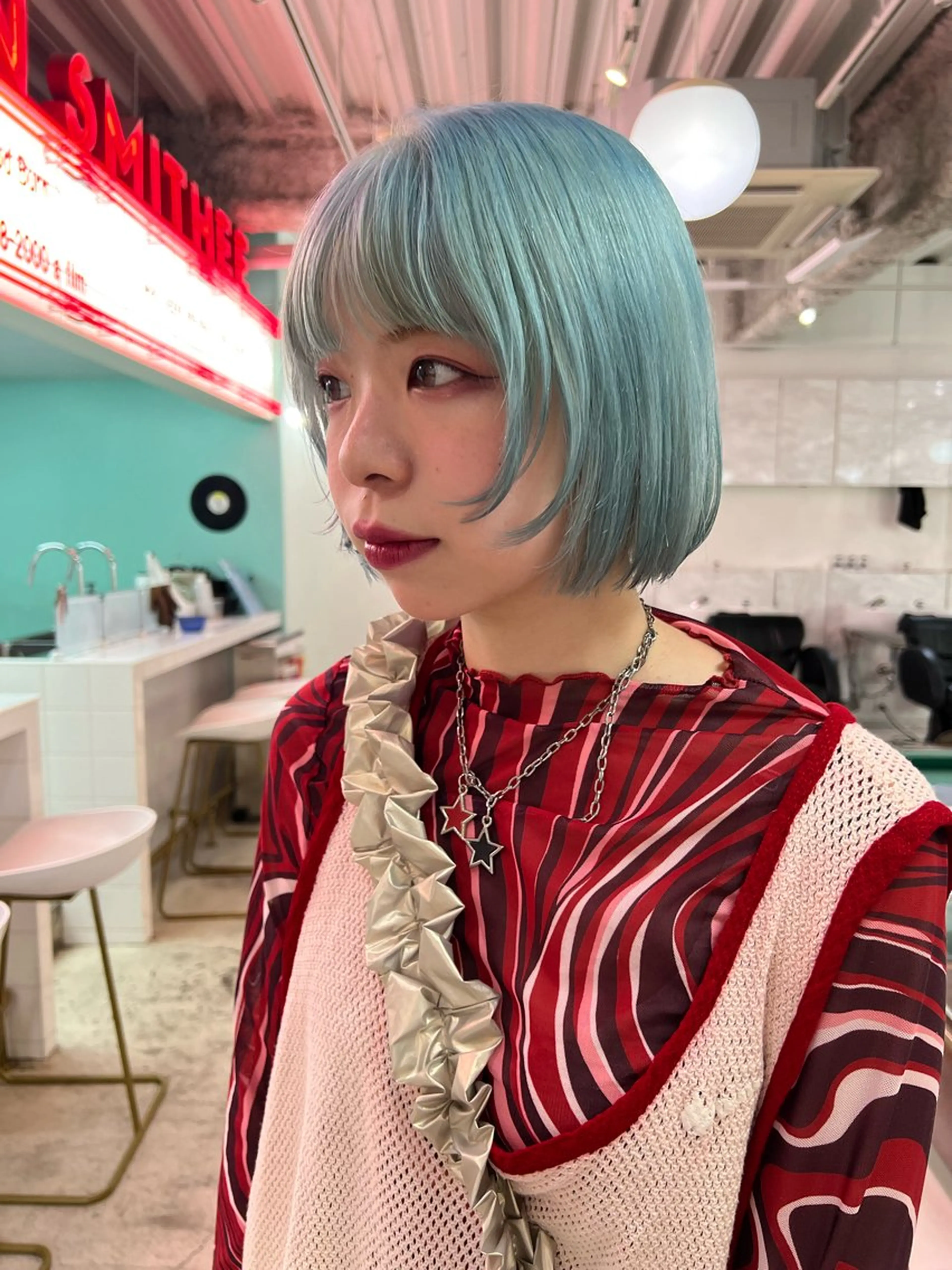 ミディアム 💥ウルフカット デザインあんな💥のヘアスタイル