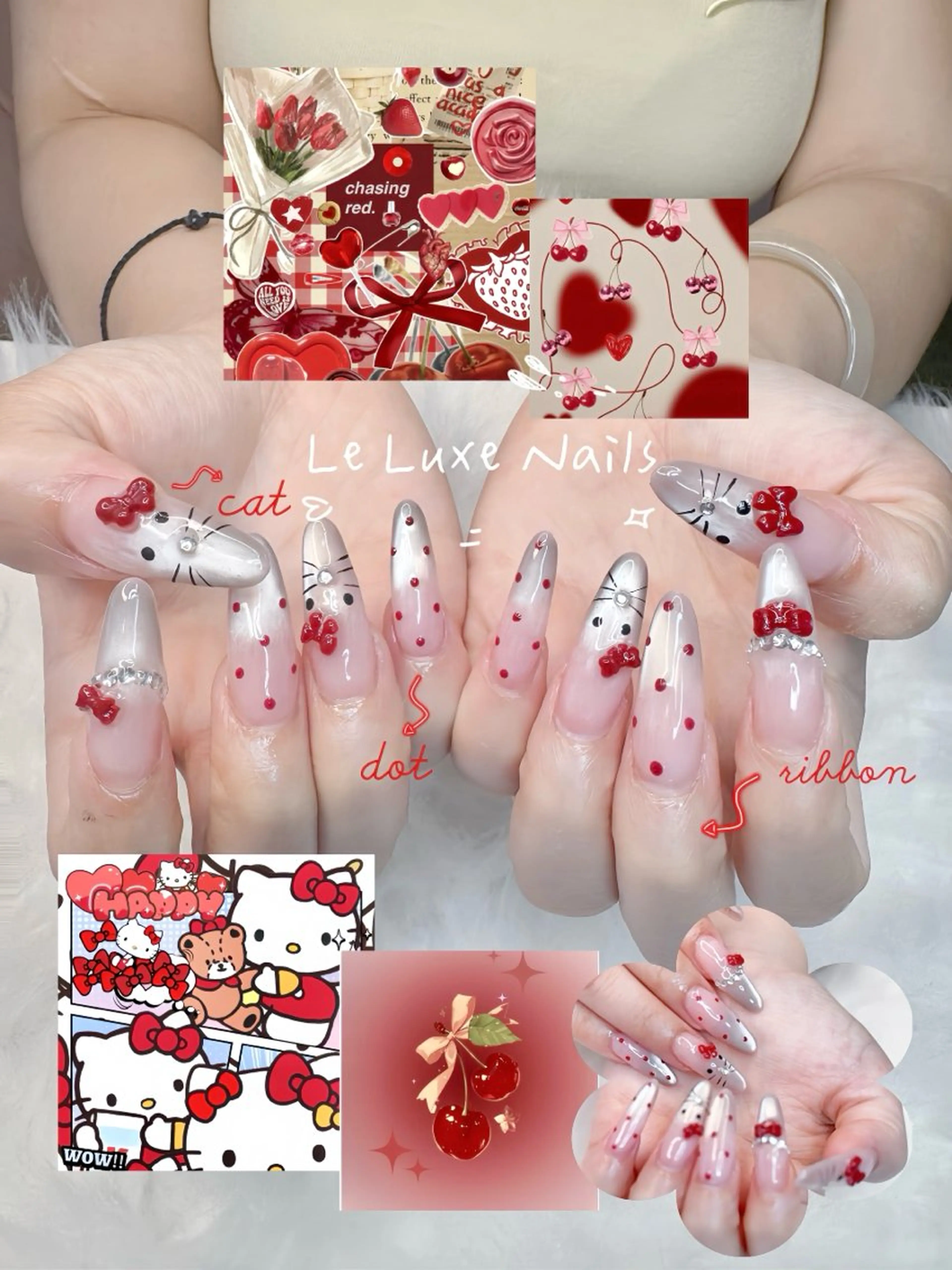 ネイル le luxe nails所属・あやね あんなのネイルデザイン