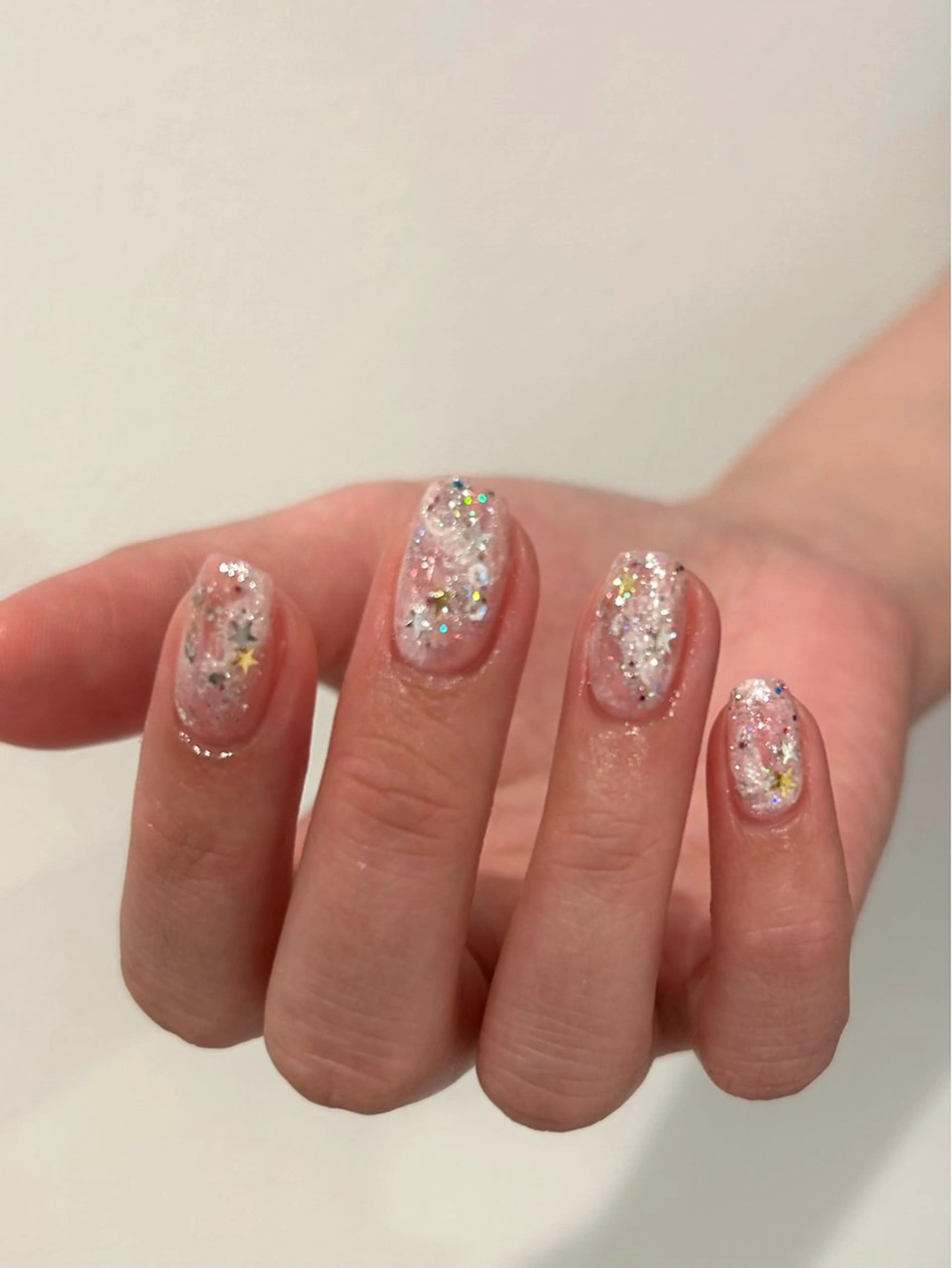 ネイル キラキラネイル ピンク nagi .のネイルデザイン