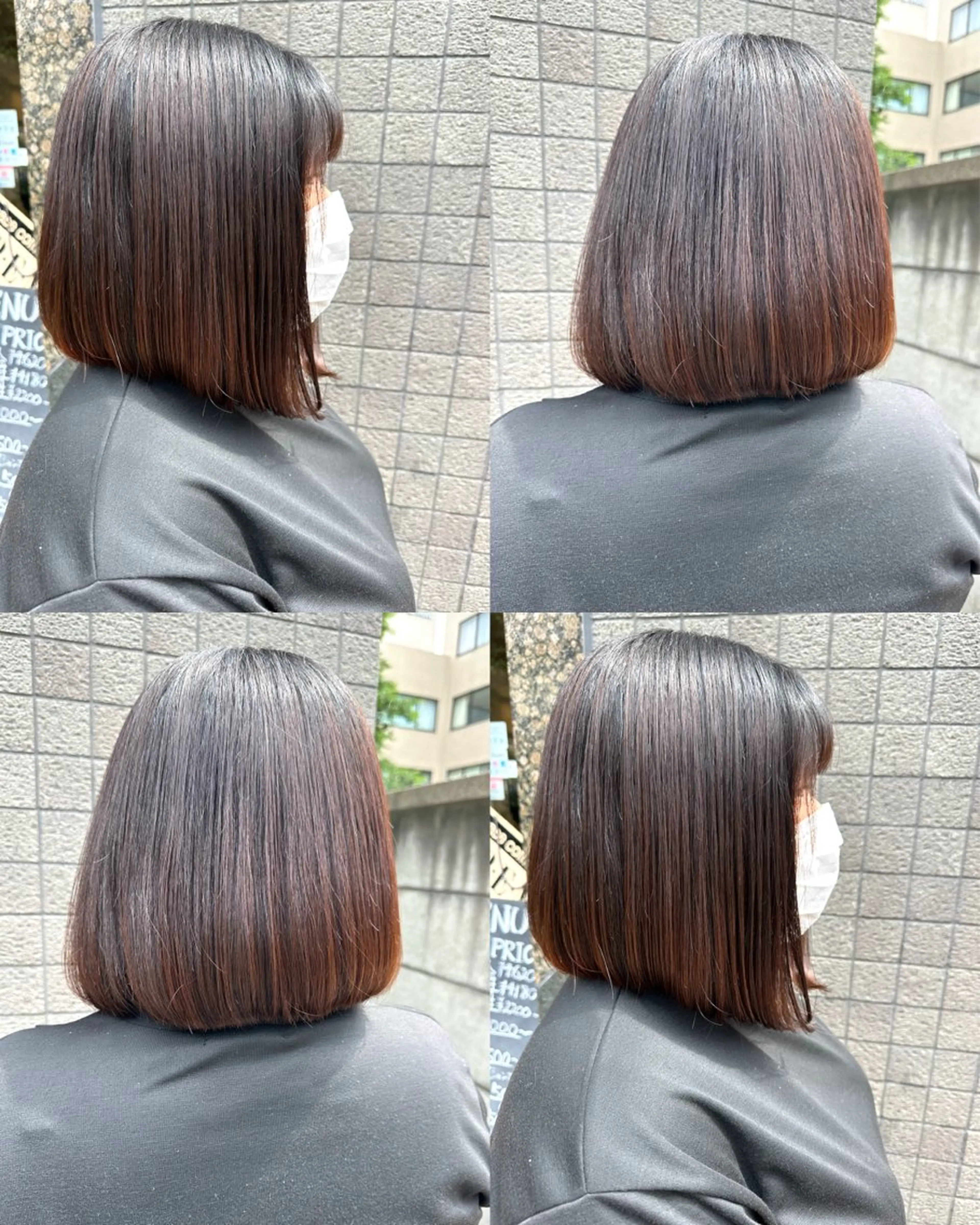 ショート 前下がりボブ ボブ 宇都 唯のヘアスタイル