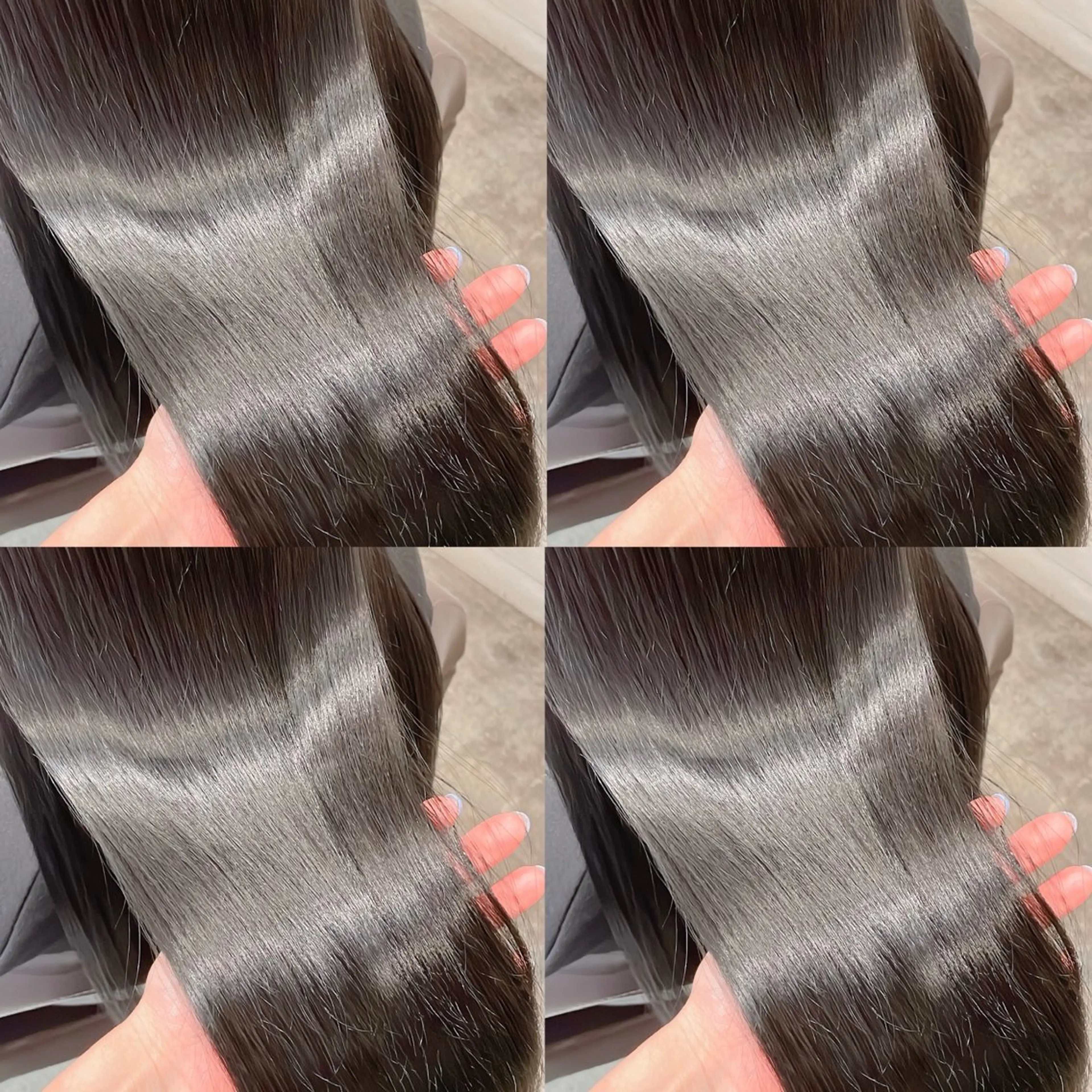 セミロング カラー カット ヘアカラー トリートメント 透明感カラー ･艶髪💫きららのヘアスタイル