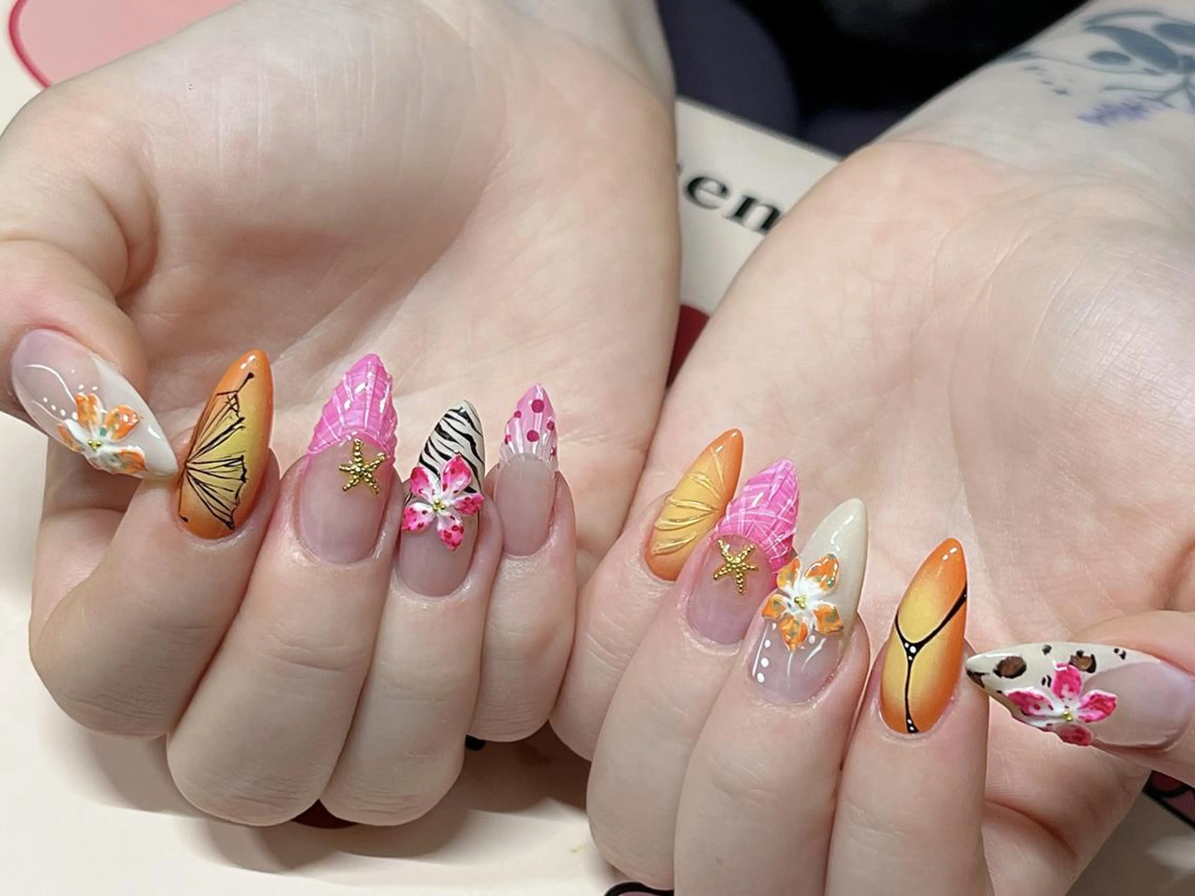 ネイル メンズ アートネイル フレンチネイル ジェルネイル キラキラネイル パラジェル Bloom スカルプ専門店のネイルデザイン