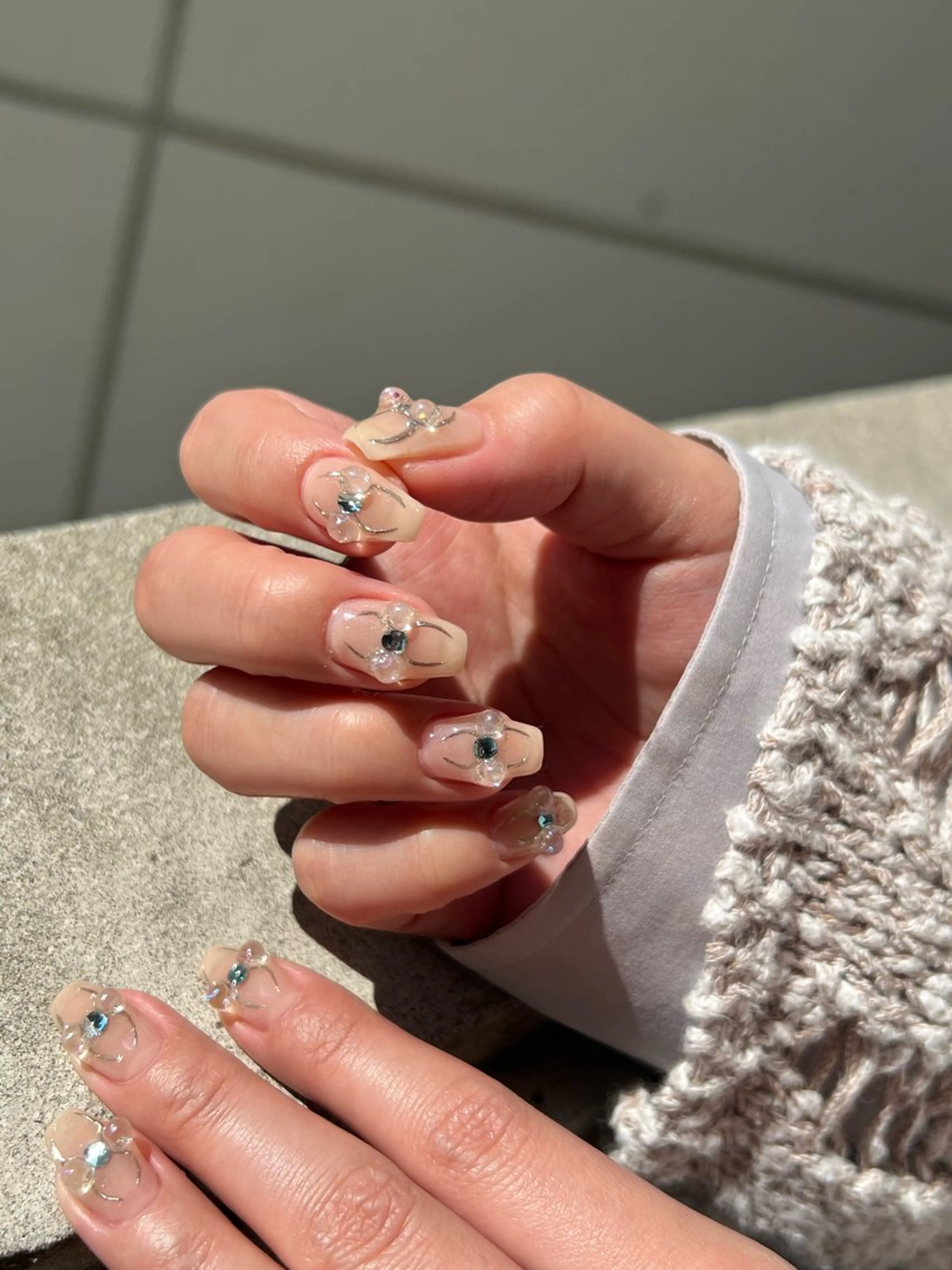ネイル 持ち込み ニュアンスネイル ハンドネイル ハンドケア Charme. NOBUKOのネイルデザイン
