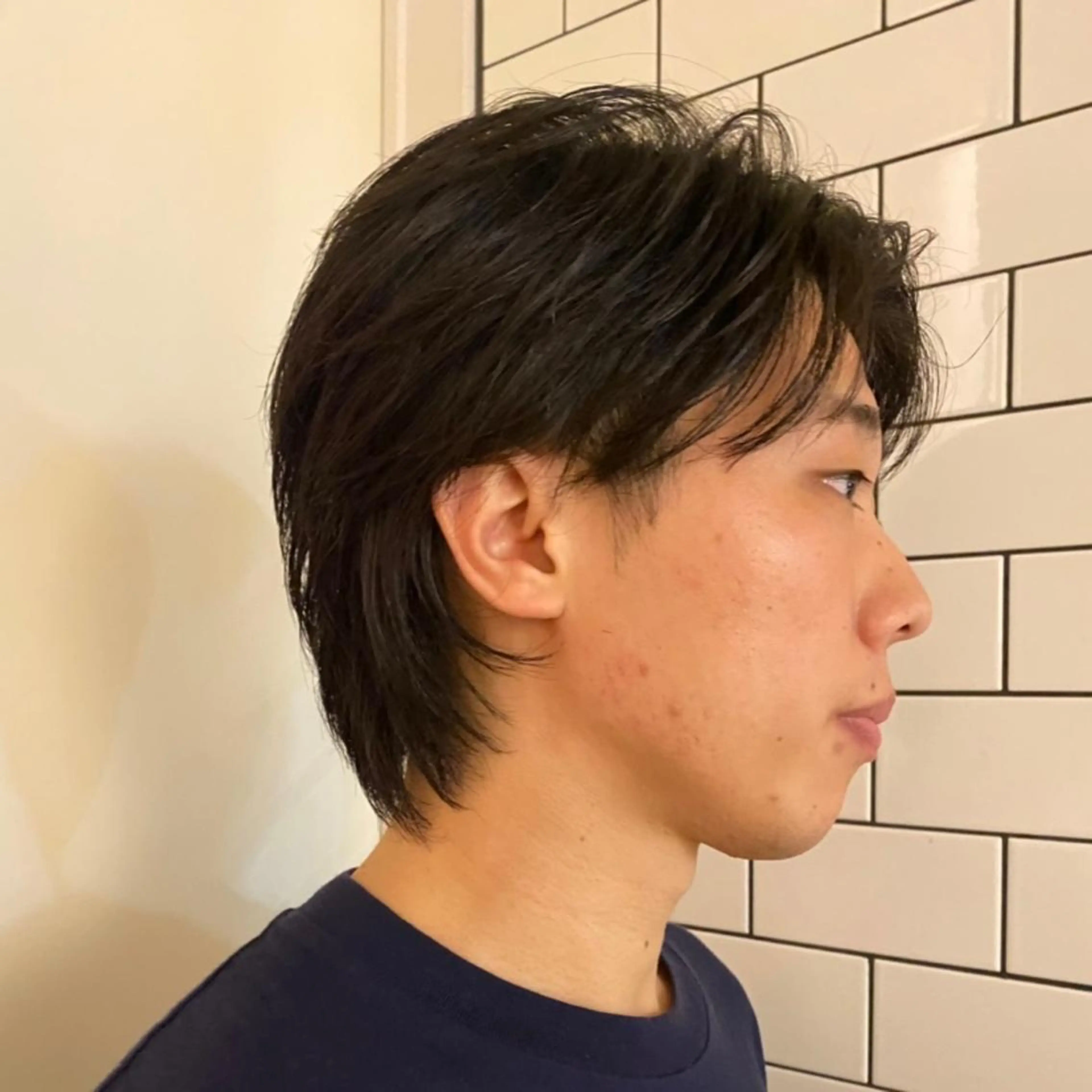 ショート メンズ カット Aust hair Stella新宿所属・Yuki☺︎パーマ レイヤーカットウルフのヘアスタイル