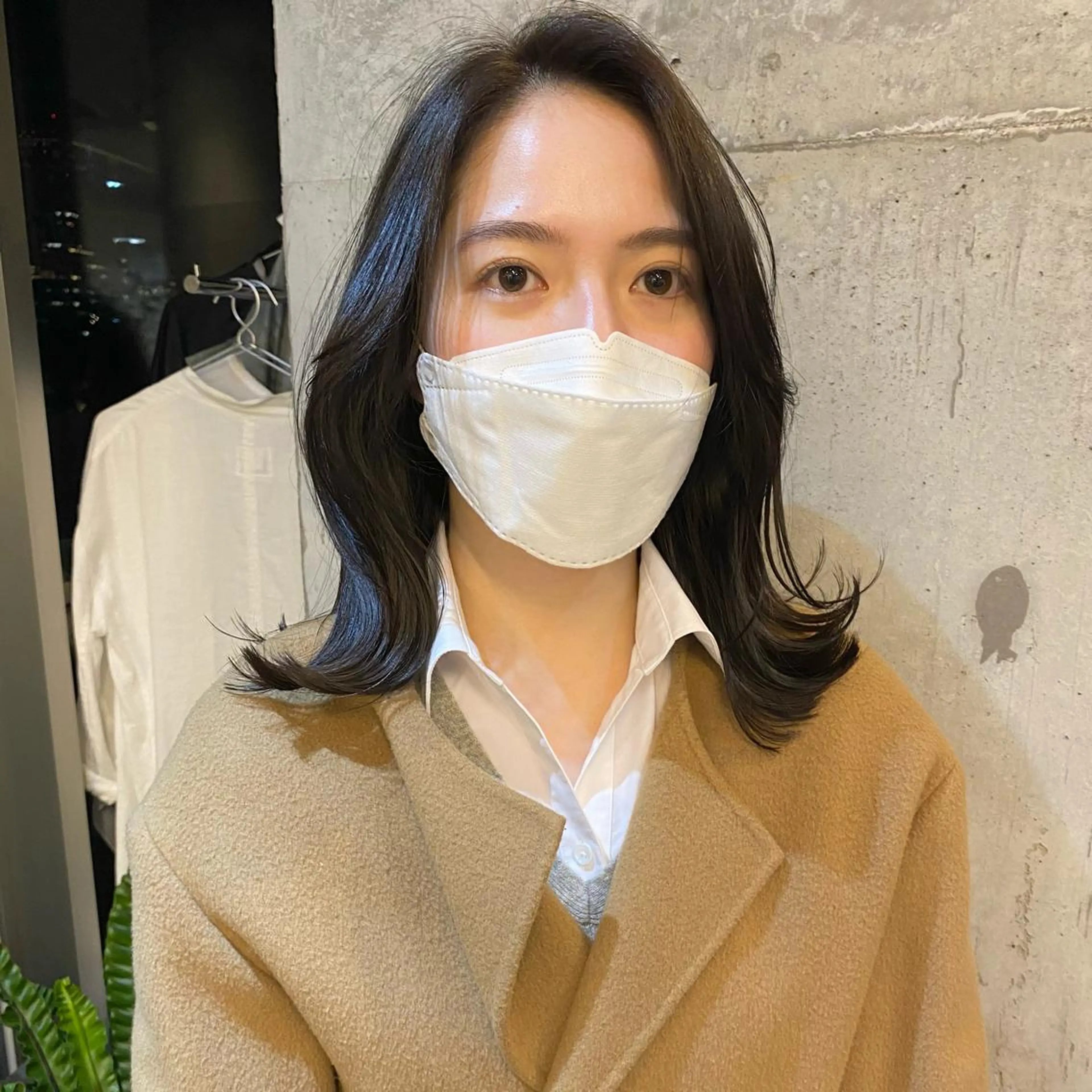 ミディアム カラー グレージュ YinYang所属・川﨑 章弘のヘアスタイル