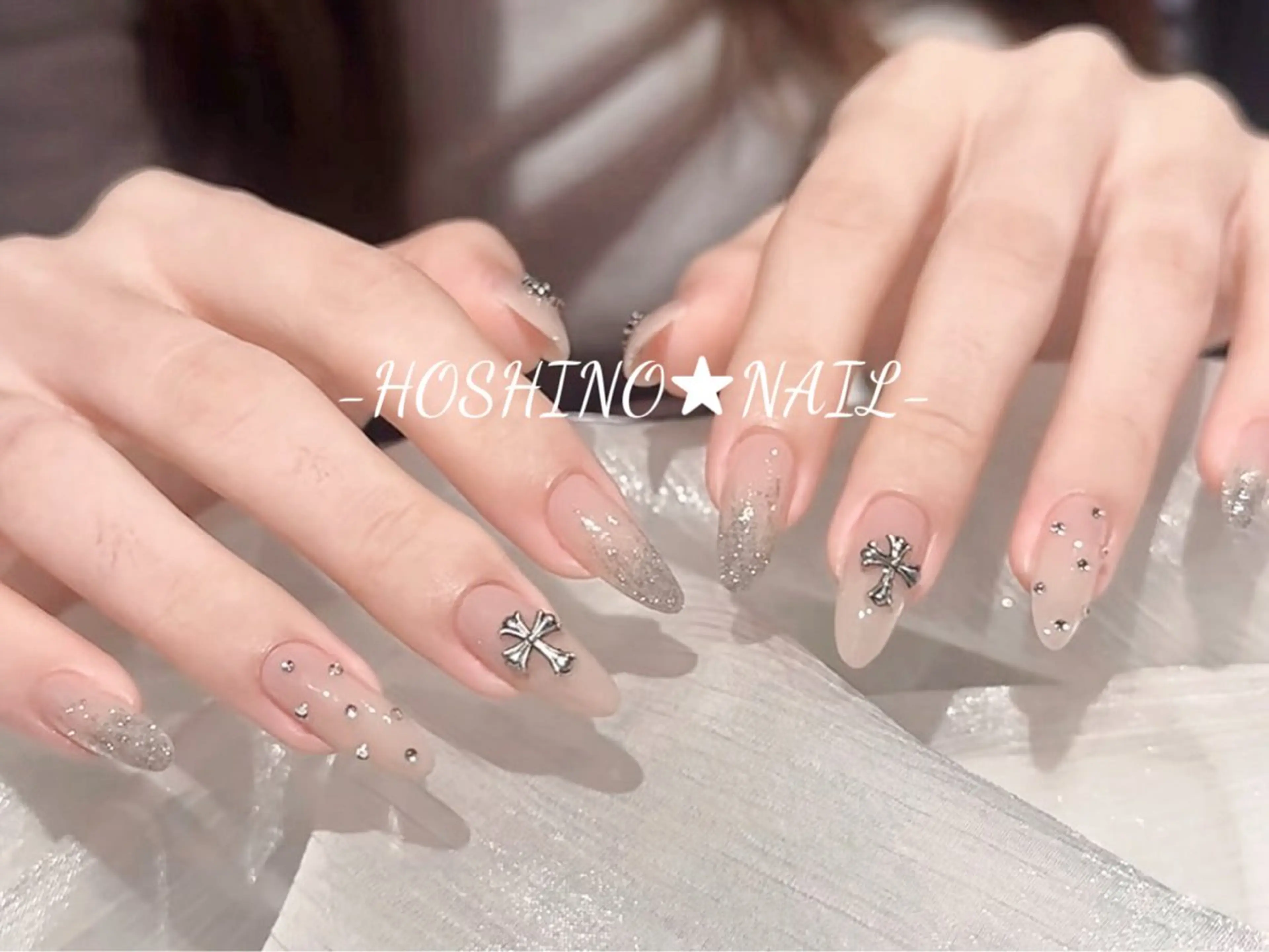 ネイル オーロラネイル チークネイル ドット フットネイル フレンチネイル ハンドネイル ★HOSHINO NAIL★新宿店のネイルデザイン