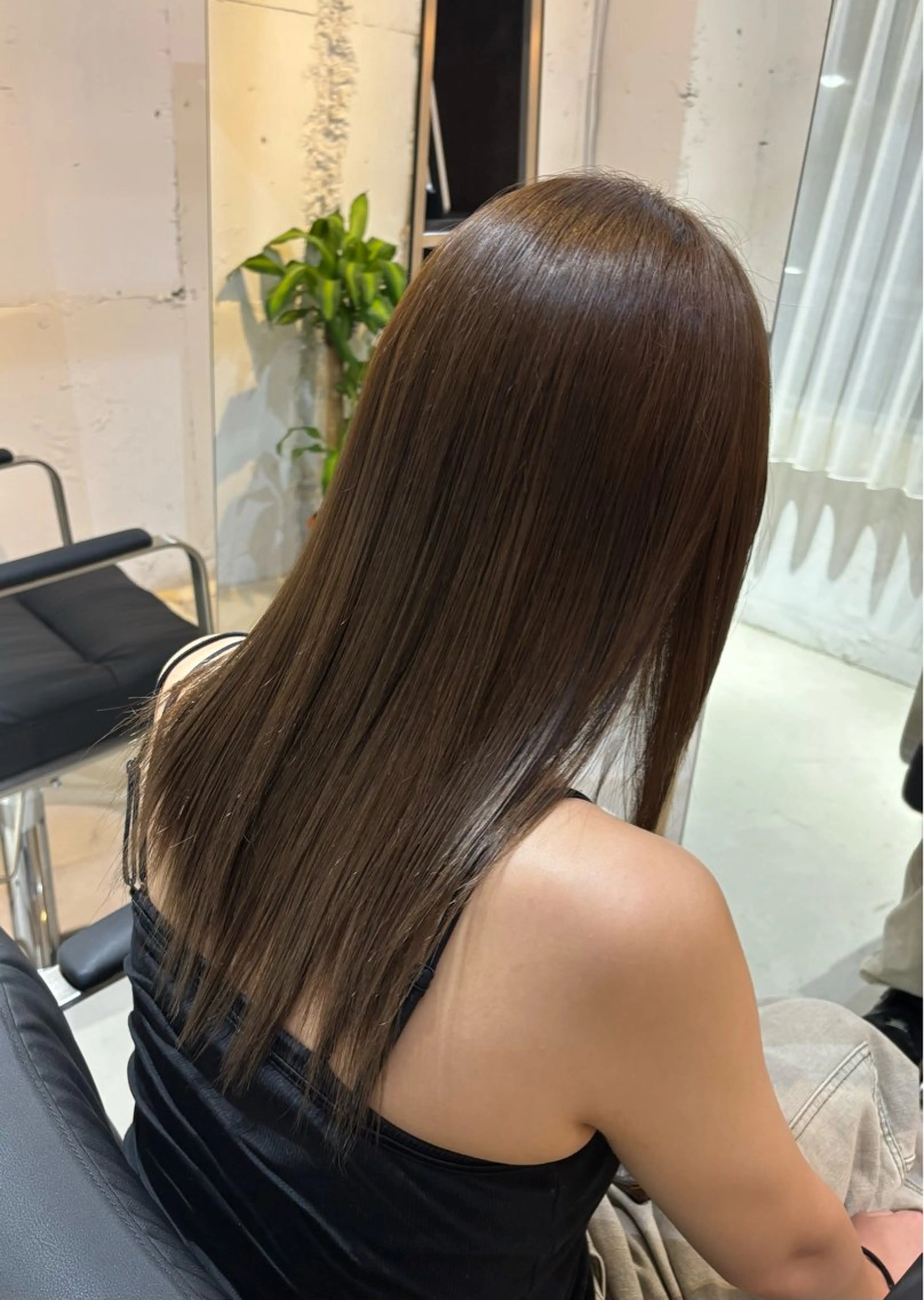 セミロング カラー ブリーチ 透明感カラー ブリーチなしカラー ヘアカラー 透明感カラー /Kanon️🫧のヘアスタイル