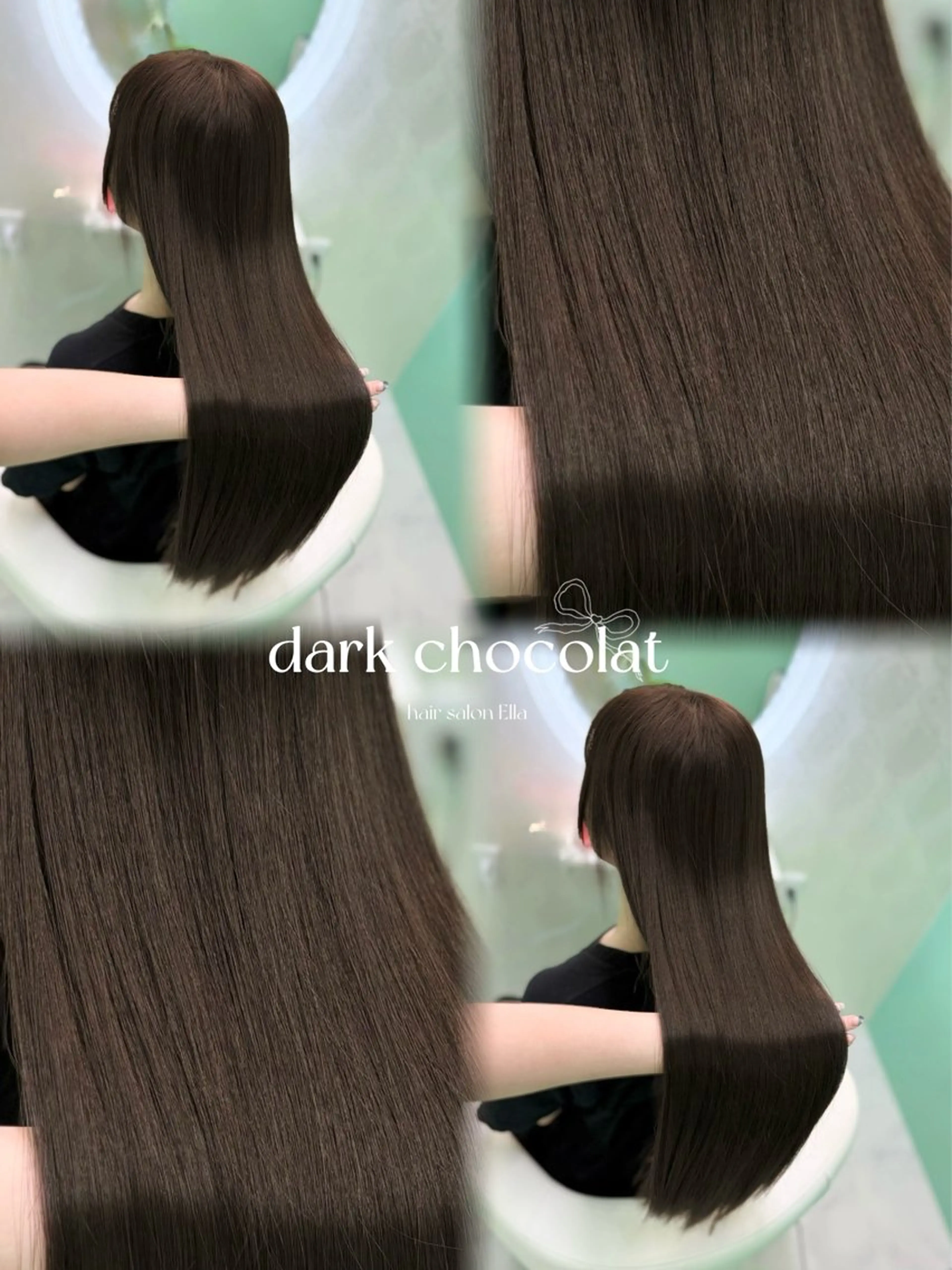 ロング カラー カット ヘアカラー トリートメント Ella所属・nana【艶髪】/ レイヤー/縮毛矯正のヘアスタイル