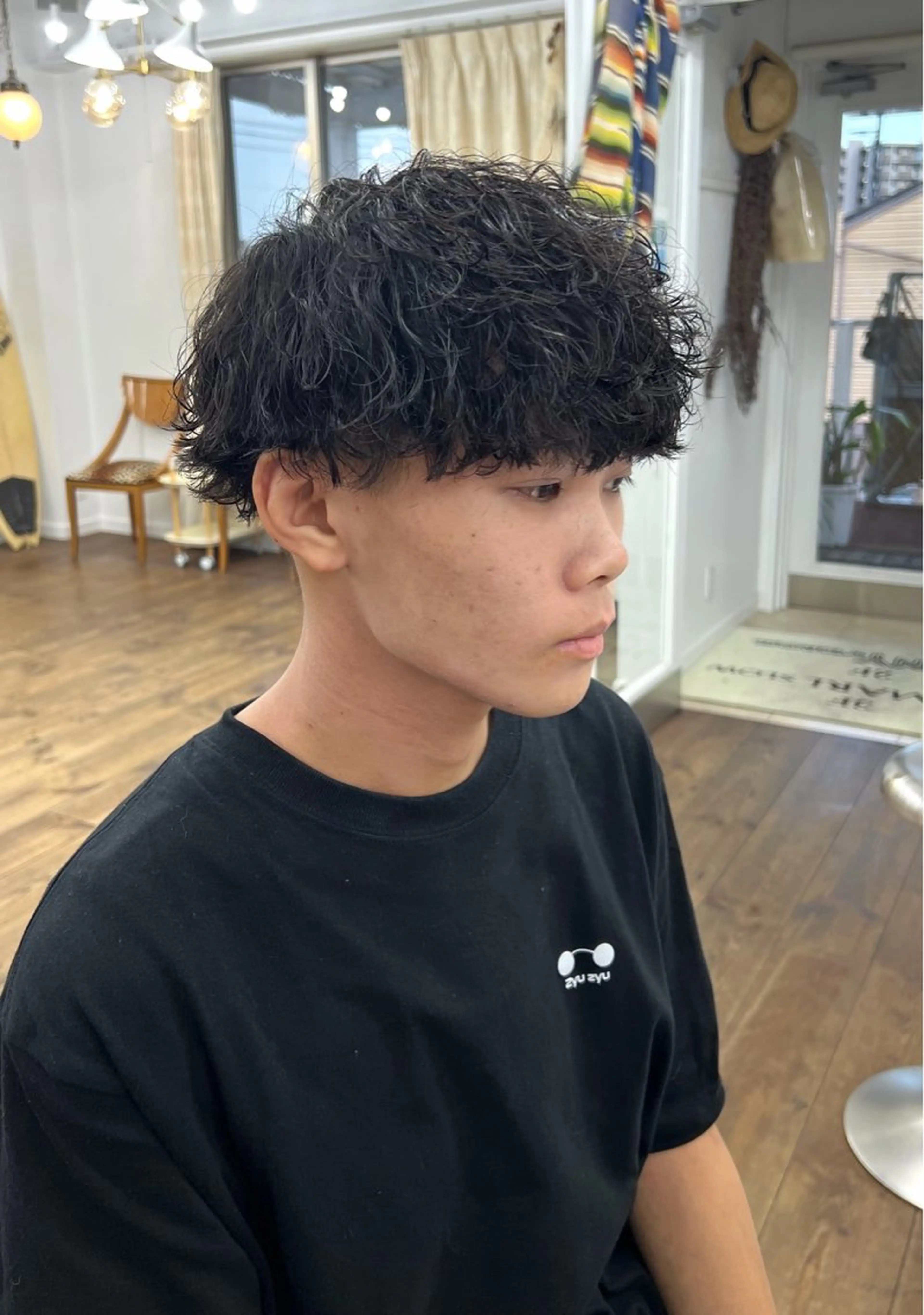 【白髪ぼかし】白髪染め+パーマ+カットの写真