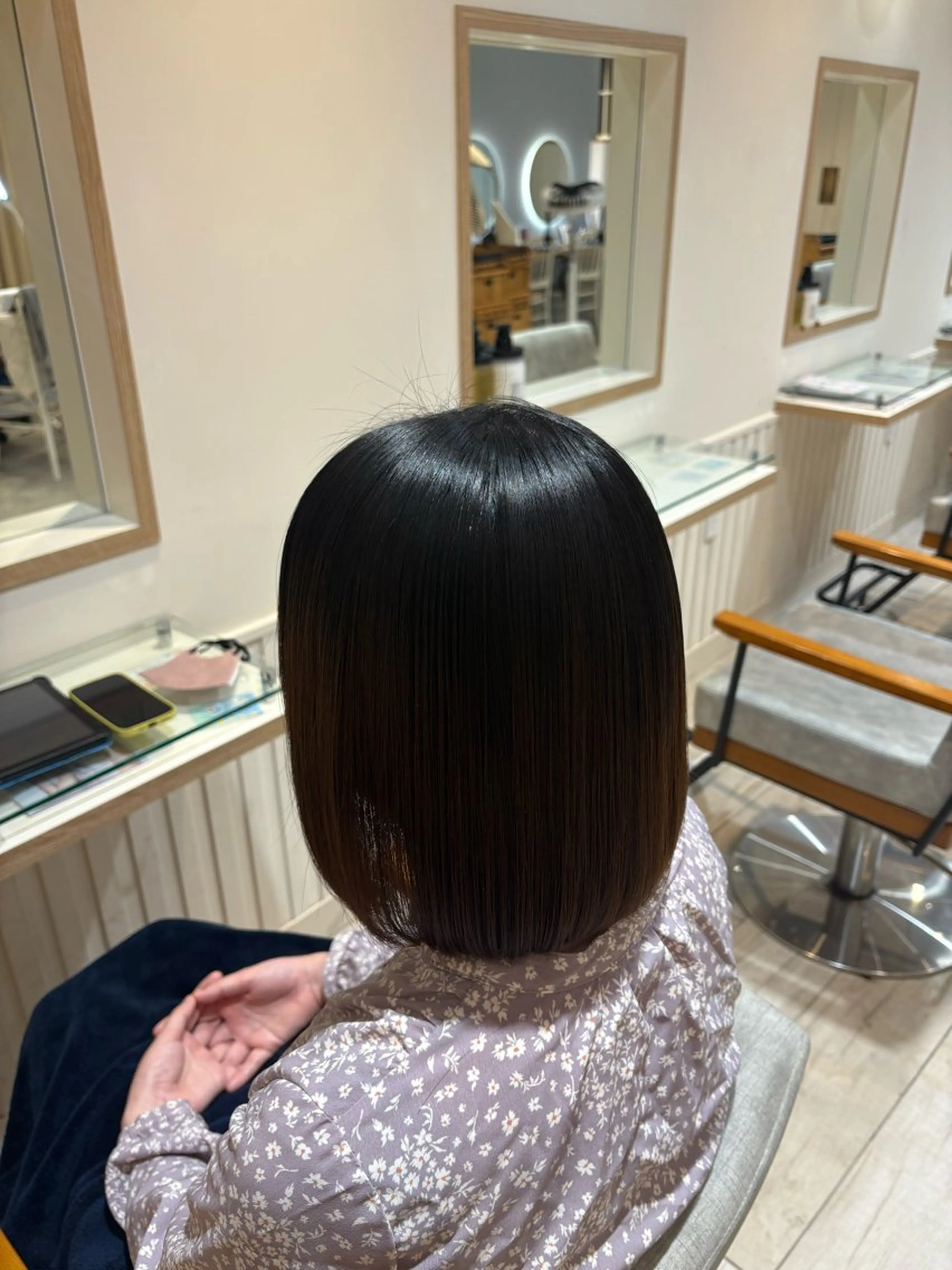 縮毛矯正 トリートメント 🌷ショートモデル 募集中／森山彩音🌷のヘアスタイル