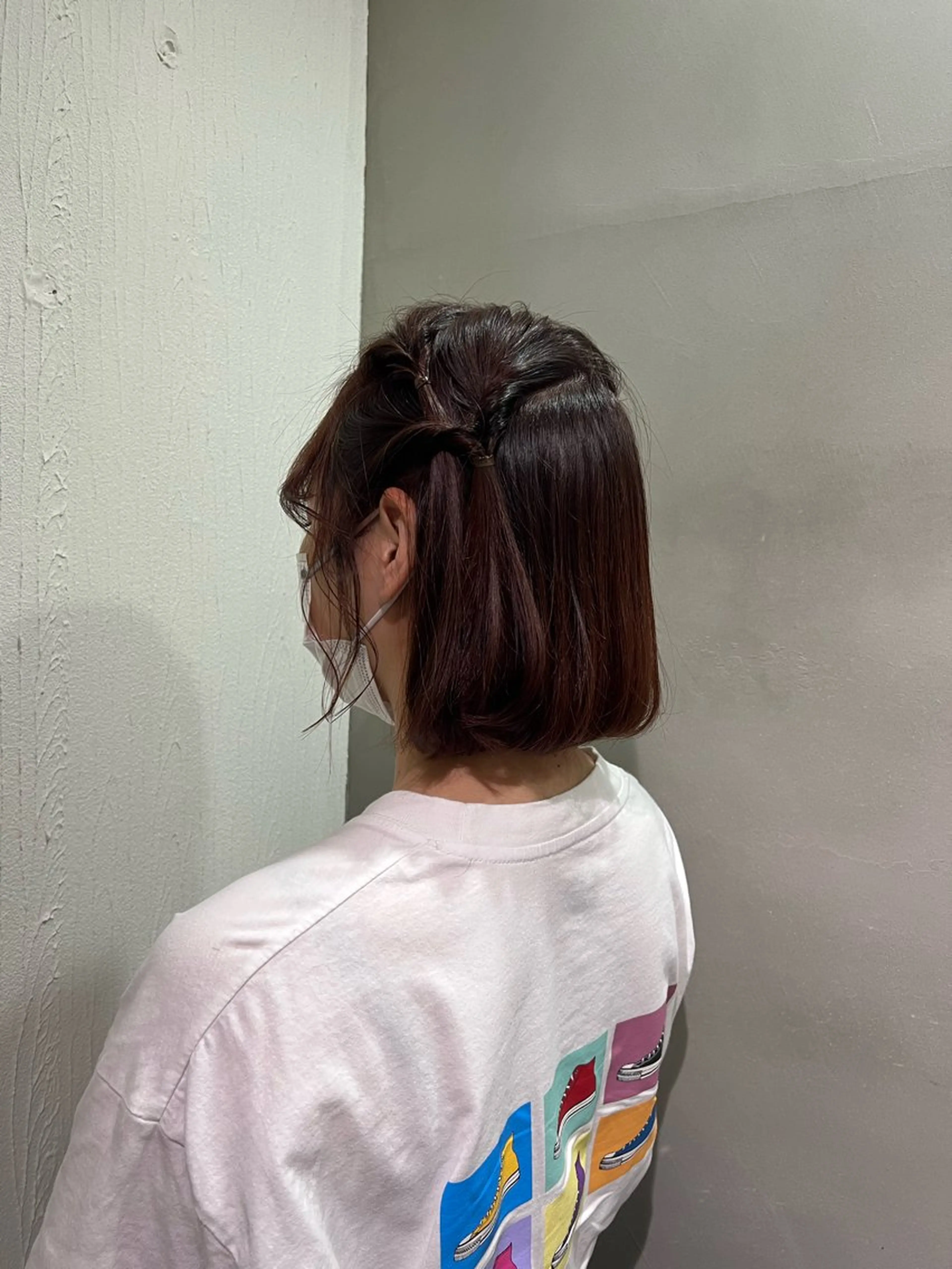 ミディアム カラー ヘアカラー トリートメント 中山 琴葉のヘアスタイル