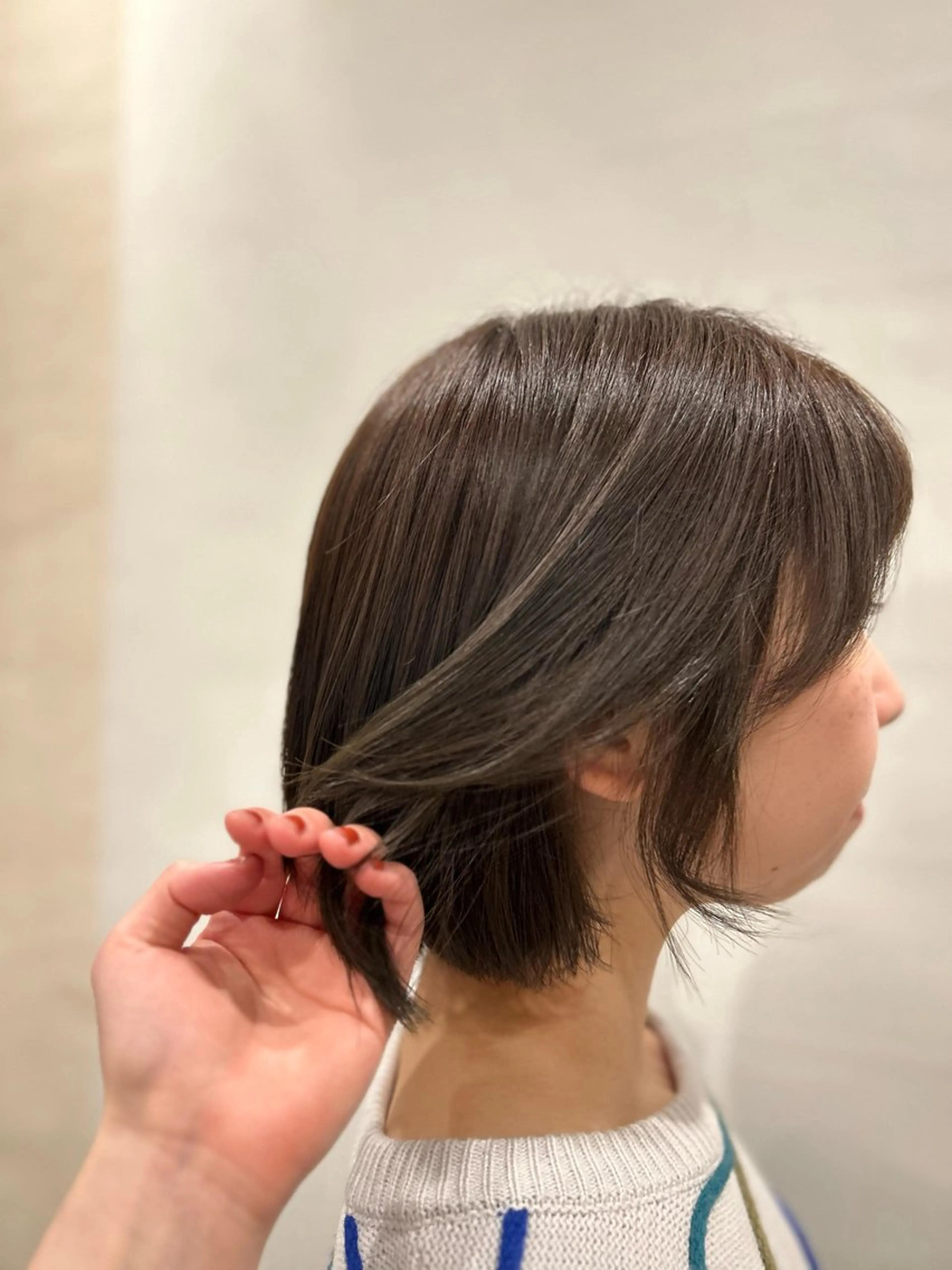 ショート カラー 日南乃/柔らか ブラウンカラーのヘアスタイル