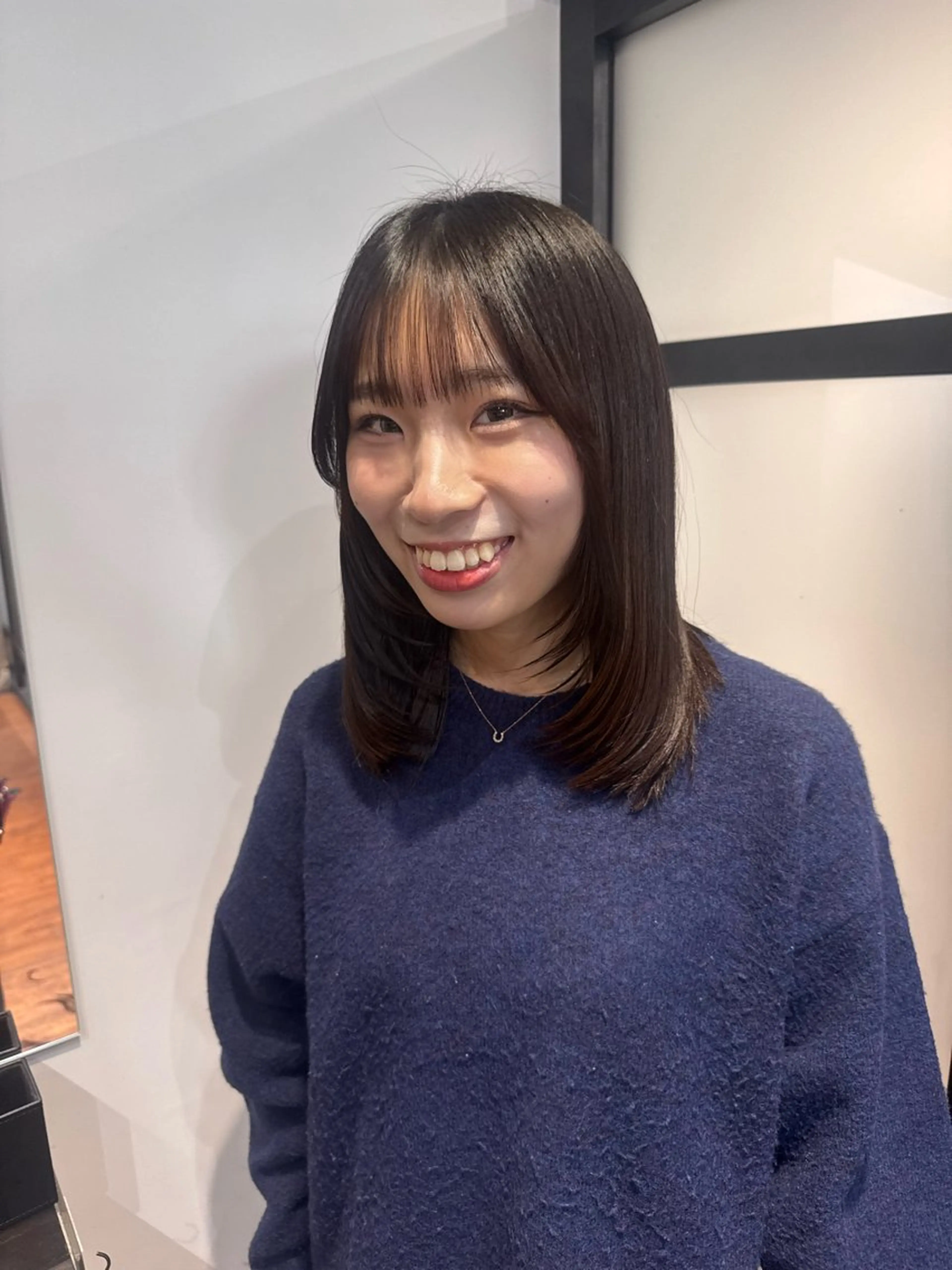 ミディアム sora/ 暖色カラー🌷のヘアスタイル