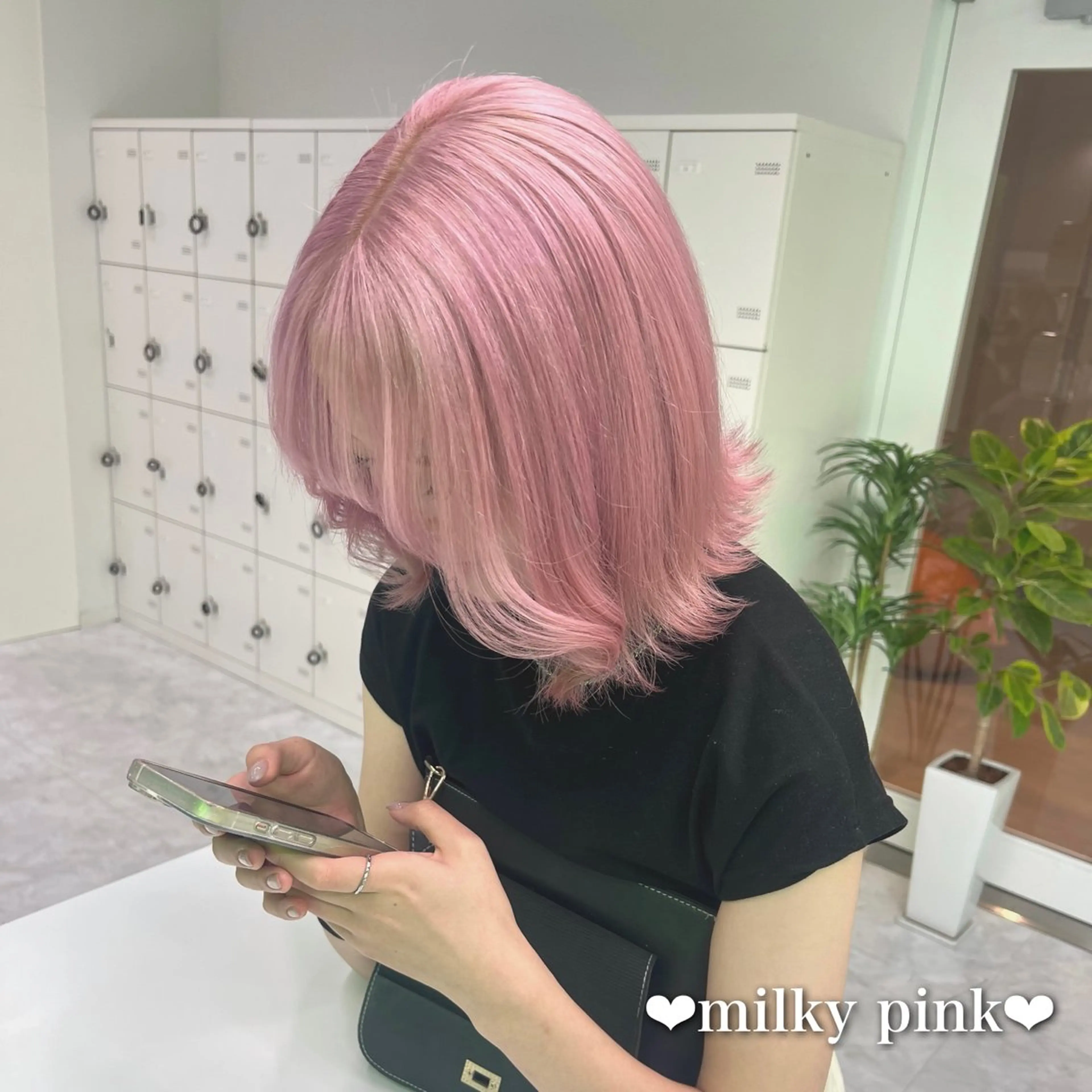 セミロング カラー ヘアアレンジ ヘアカラー トリートメント レイヤー/艶ベージュ /🎀Saki🎀のヘアスタイル