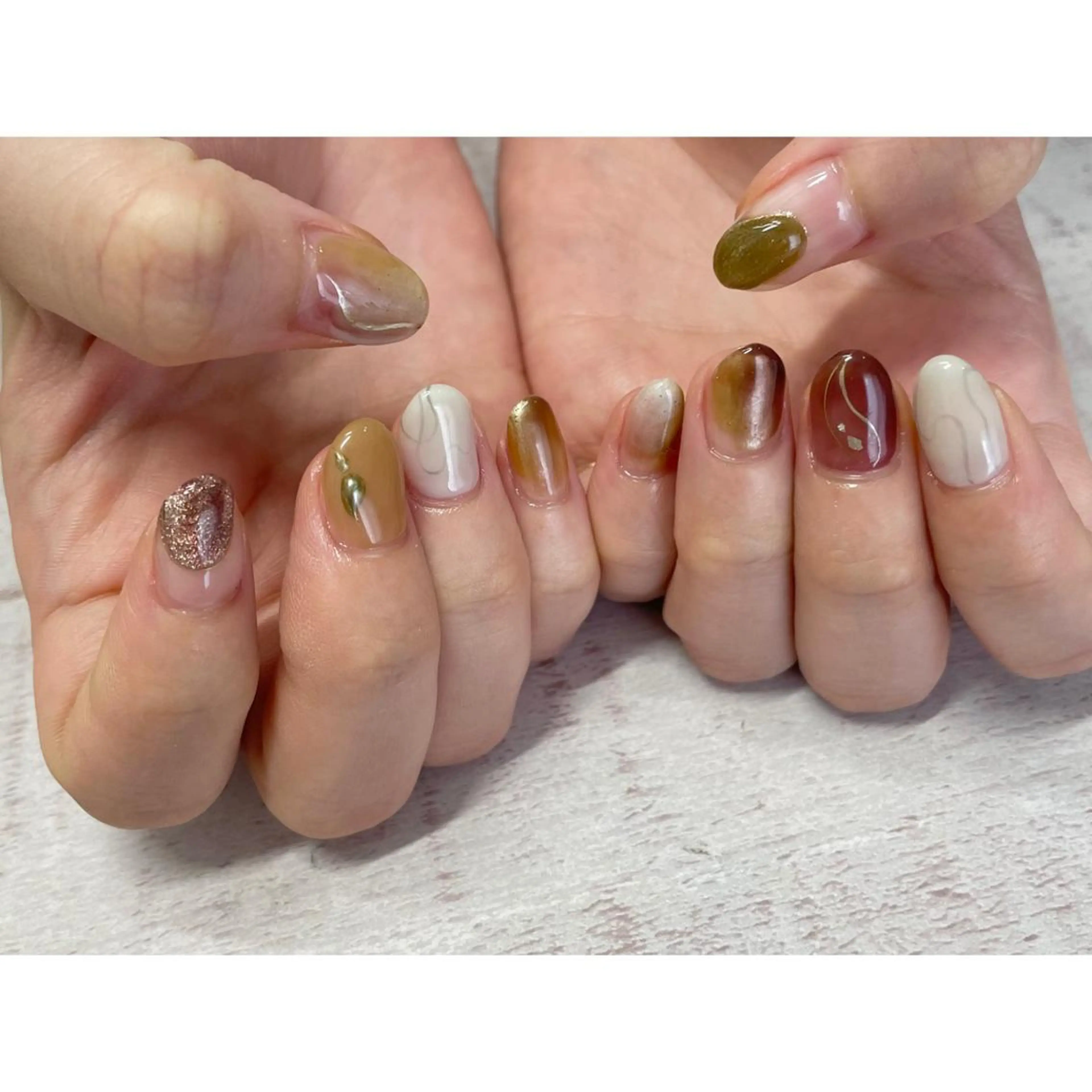 ネイル 𖡼 yumenoのネイルデザイン