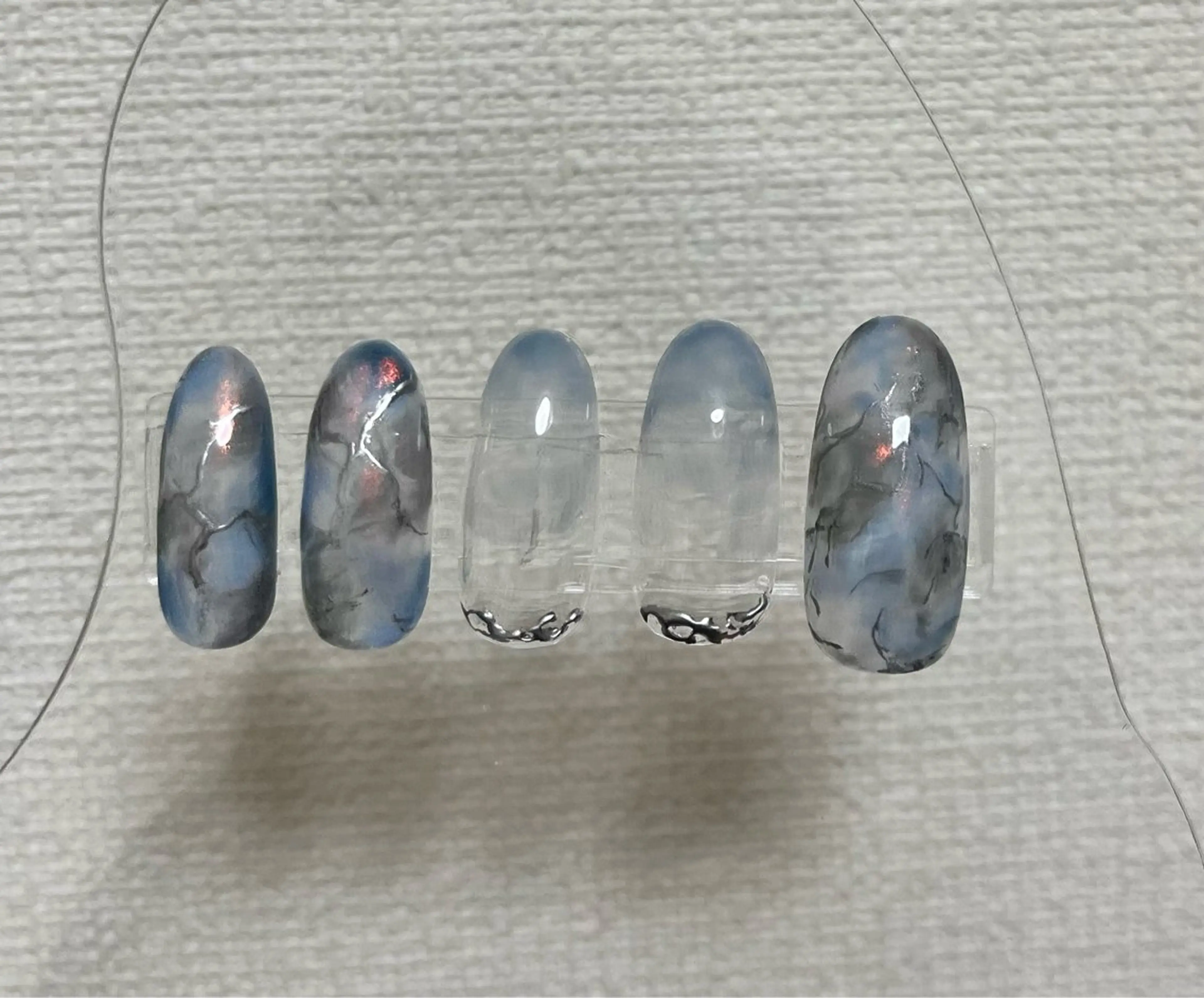 ネイル ニュアンスネイル ストーンネイル koko nailのネイルデザイン