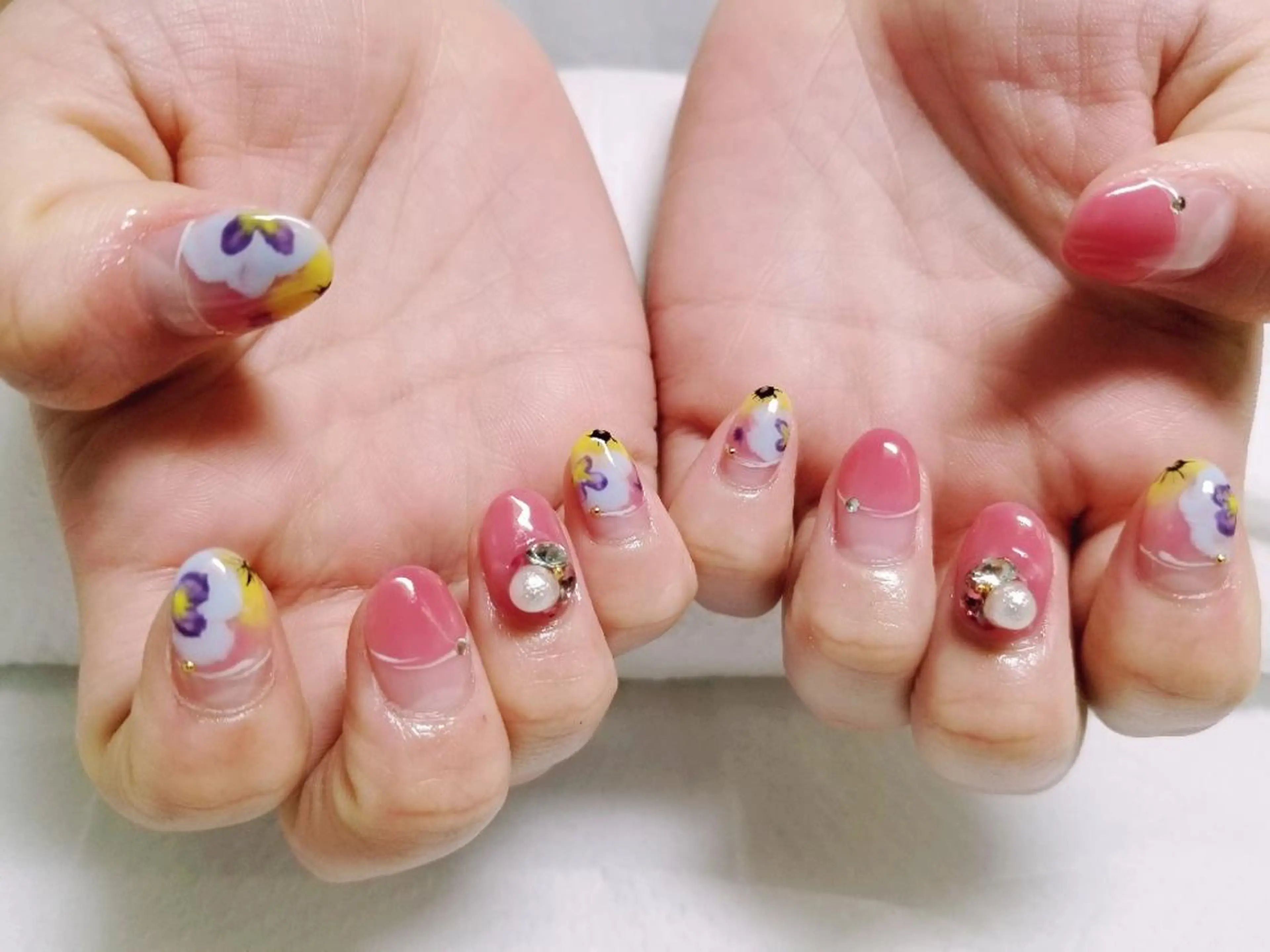 ネイル アートネイル フラワーネイル フレンチネイル trees_ nailのネイルデザイン