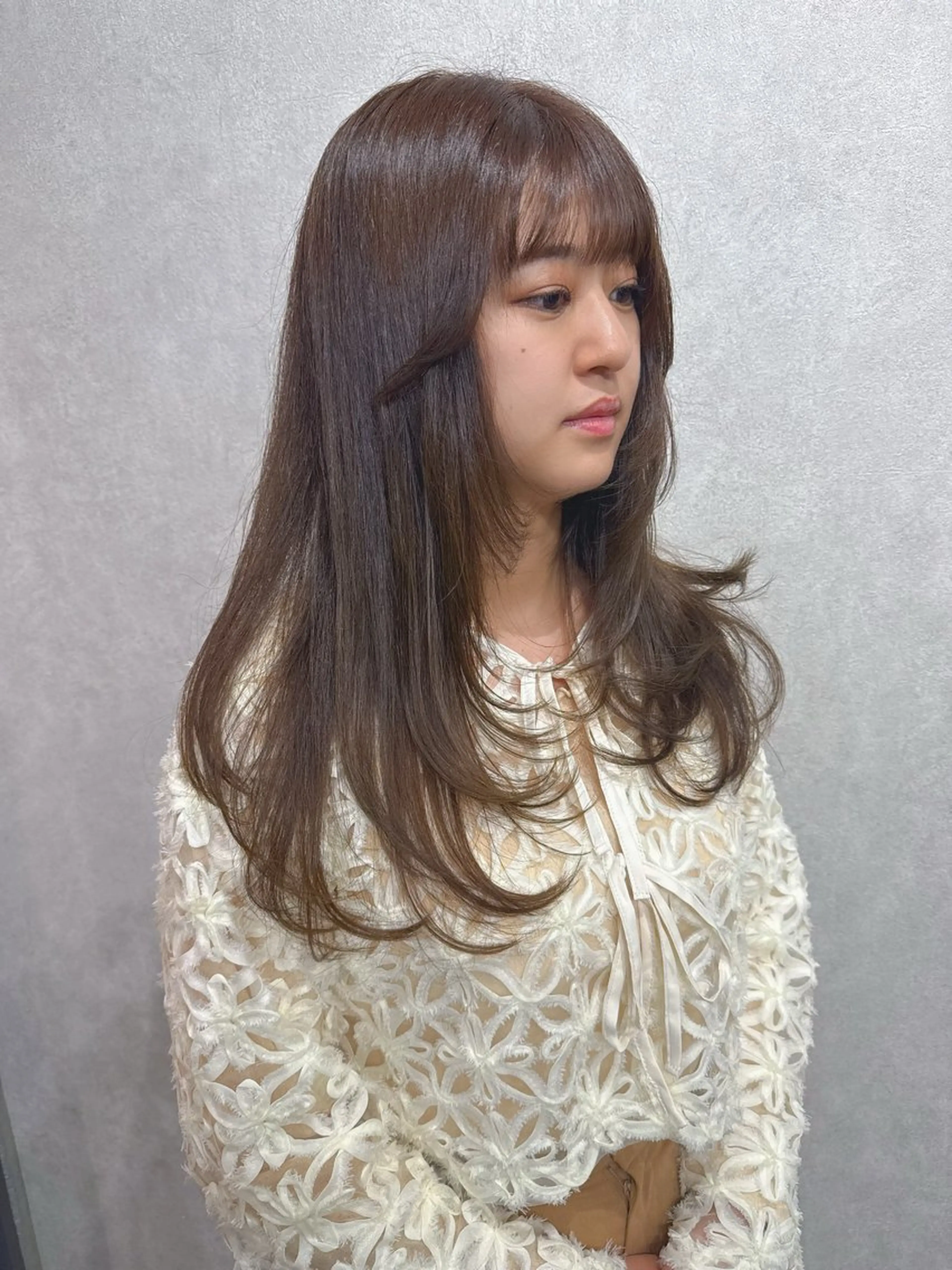 ロング カラー レイヤーカット AIRI layer cut hairのヘアスタイル