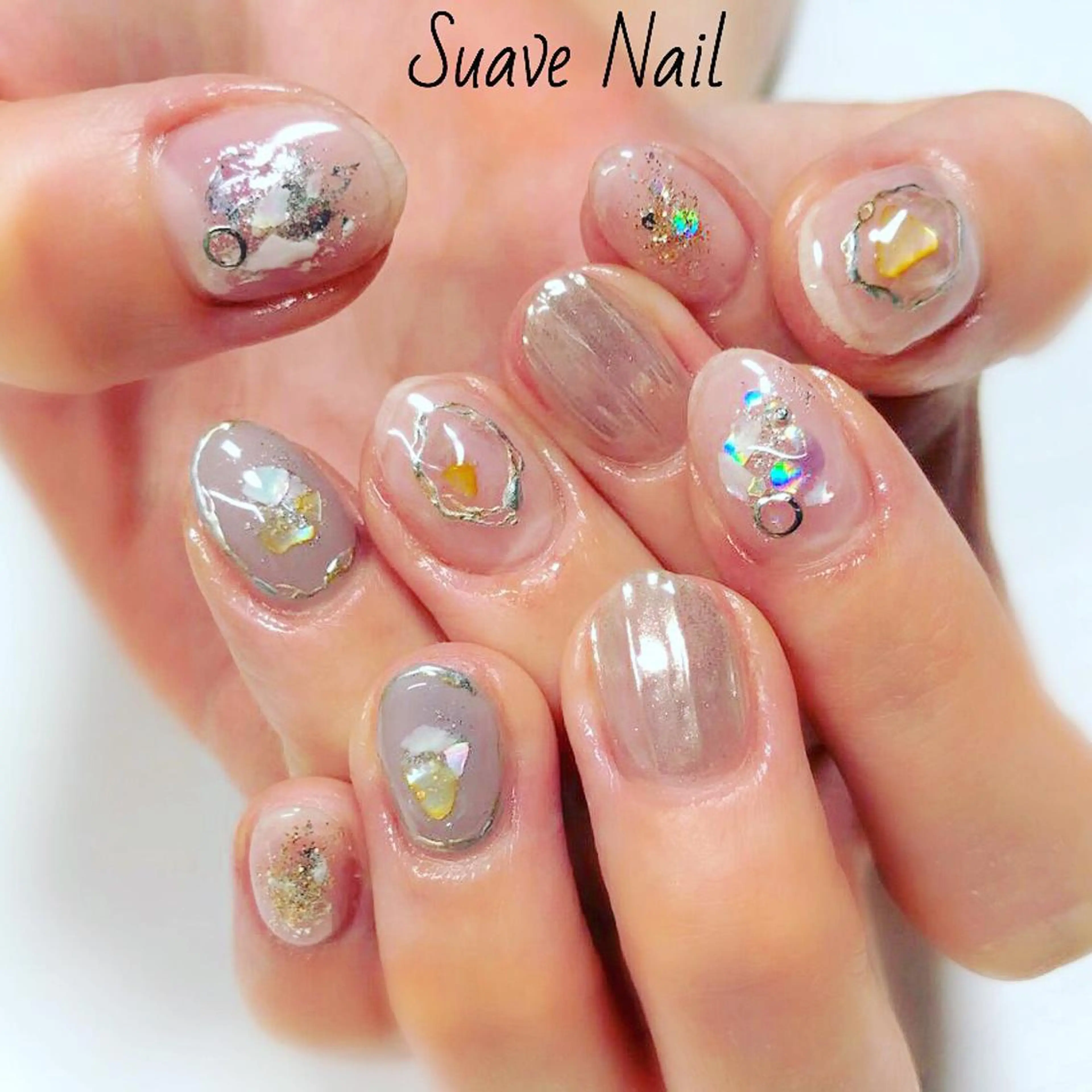 ネイル シルバー Nail Suave (シュアーヴ)のネイルデザイン