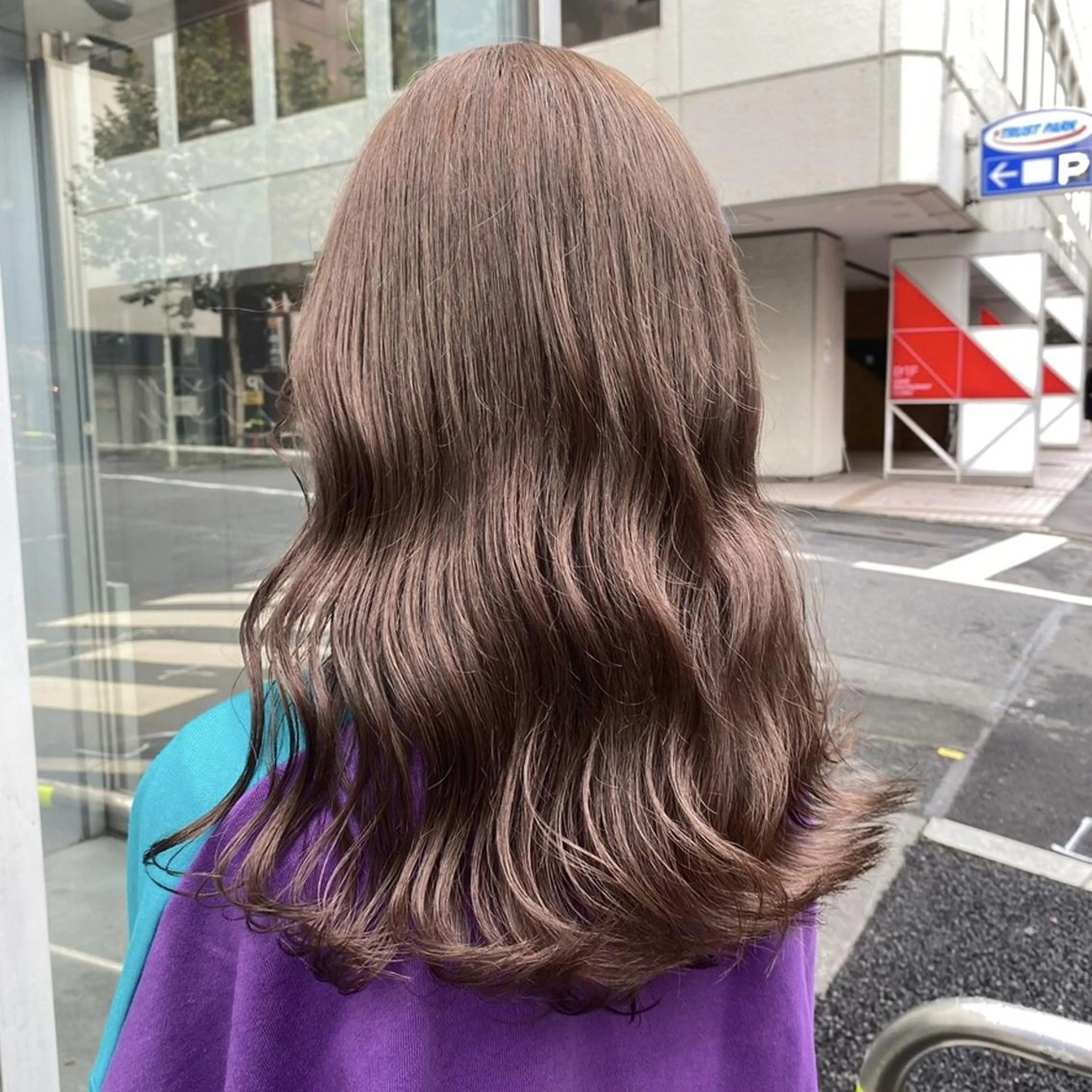 カラー 暗め透明感カラー🤍 銀座TUNE🤍のヘアスタイル