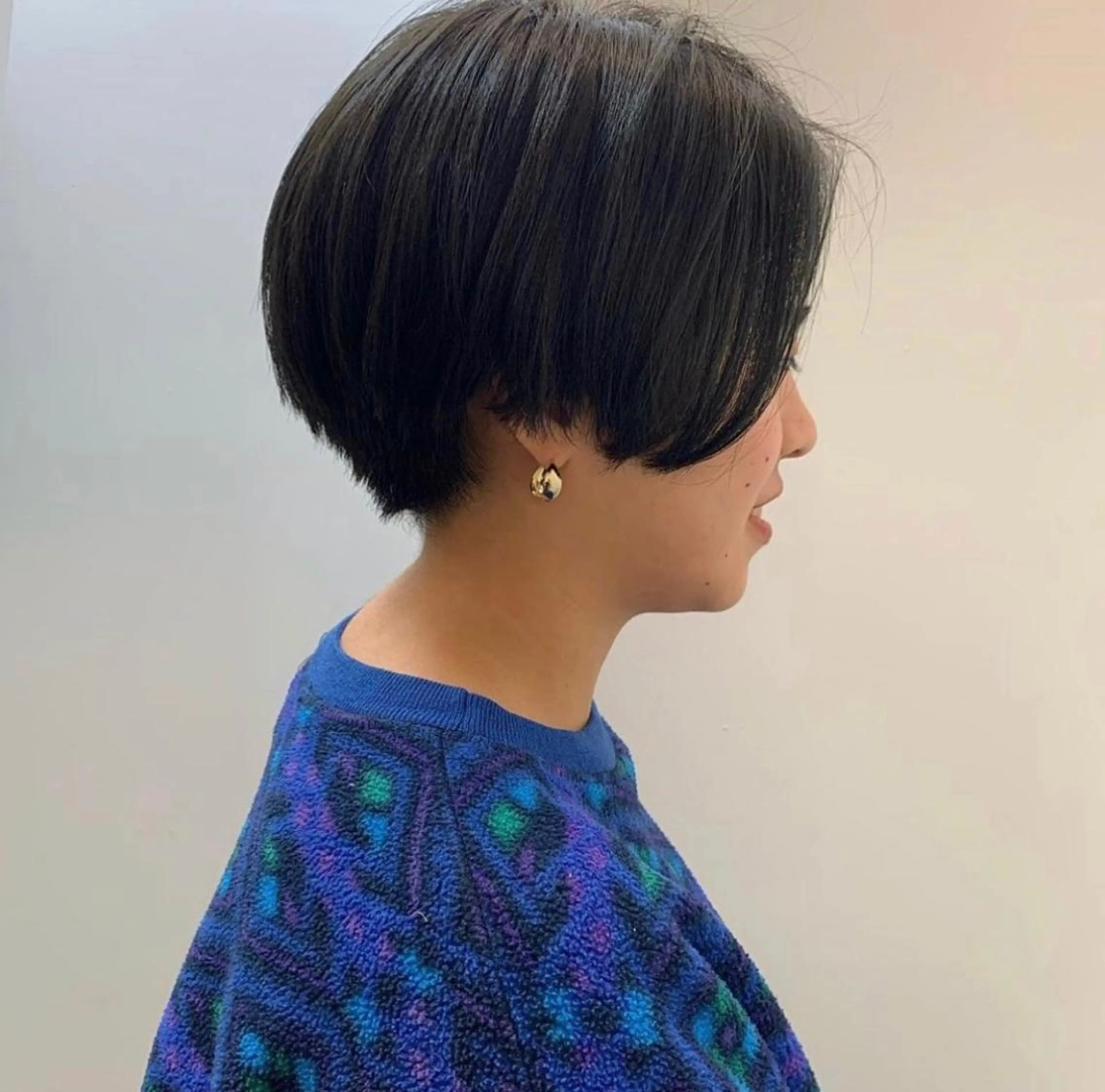 ショート カラー ベージュカラー オリーブカラー BAGLE所属・末次 史奈のヘアスタイル