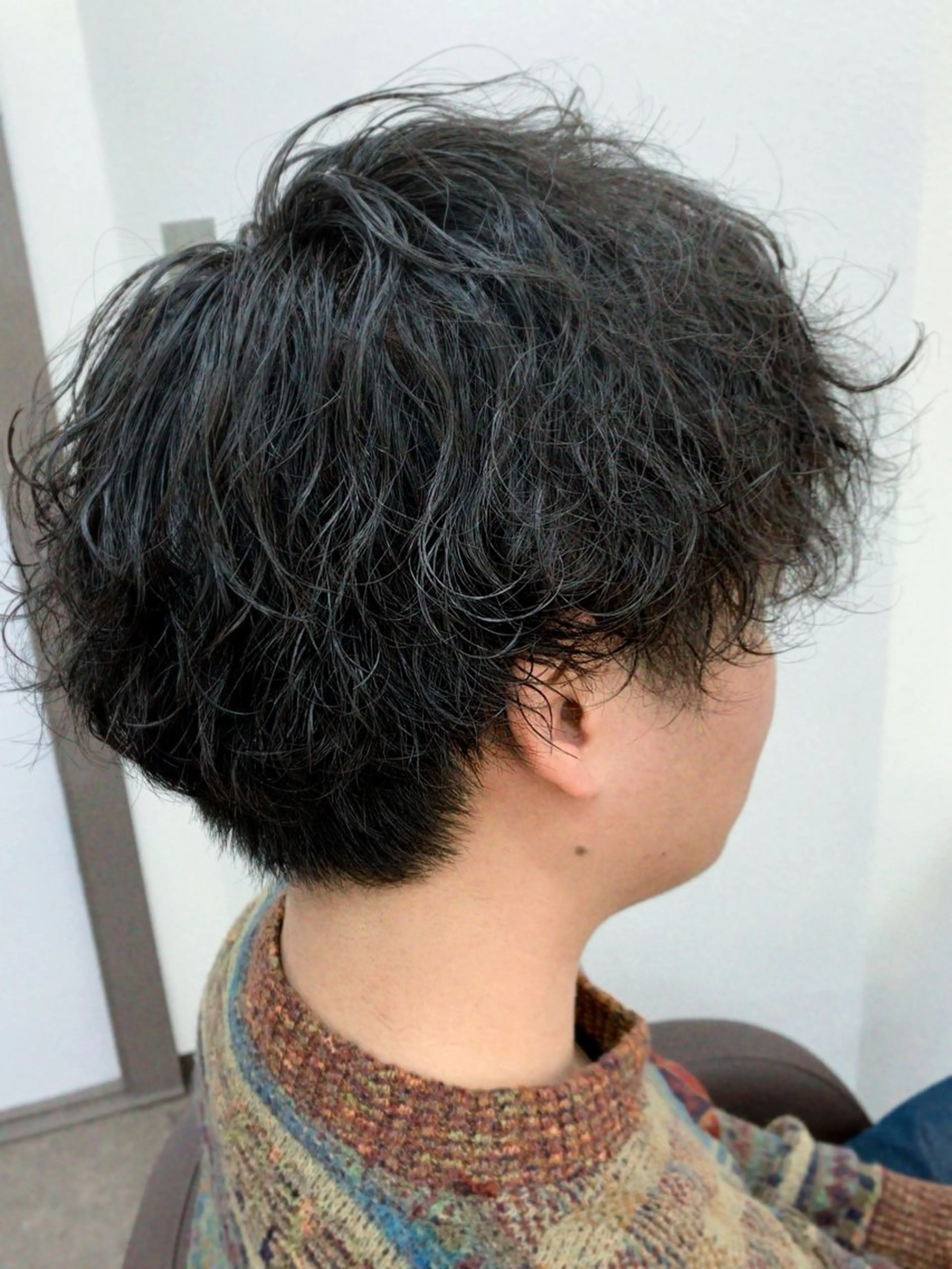ショート パーマ メンズ メンズパーマ 波巻きパーマ カット パーマ Ebise Kazunoriのヘアスタイル