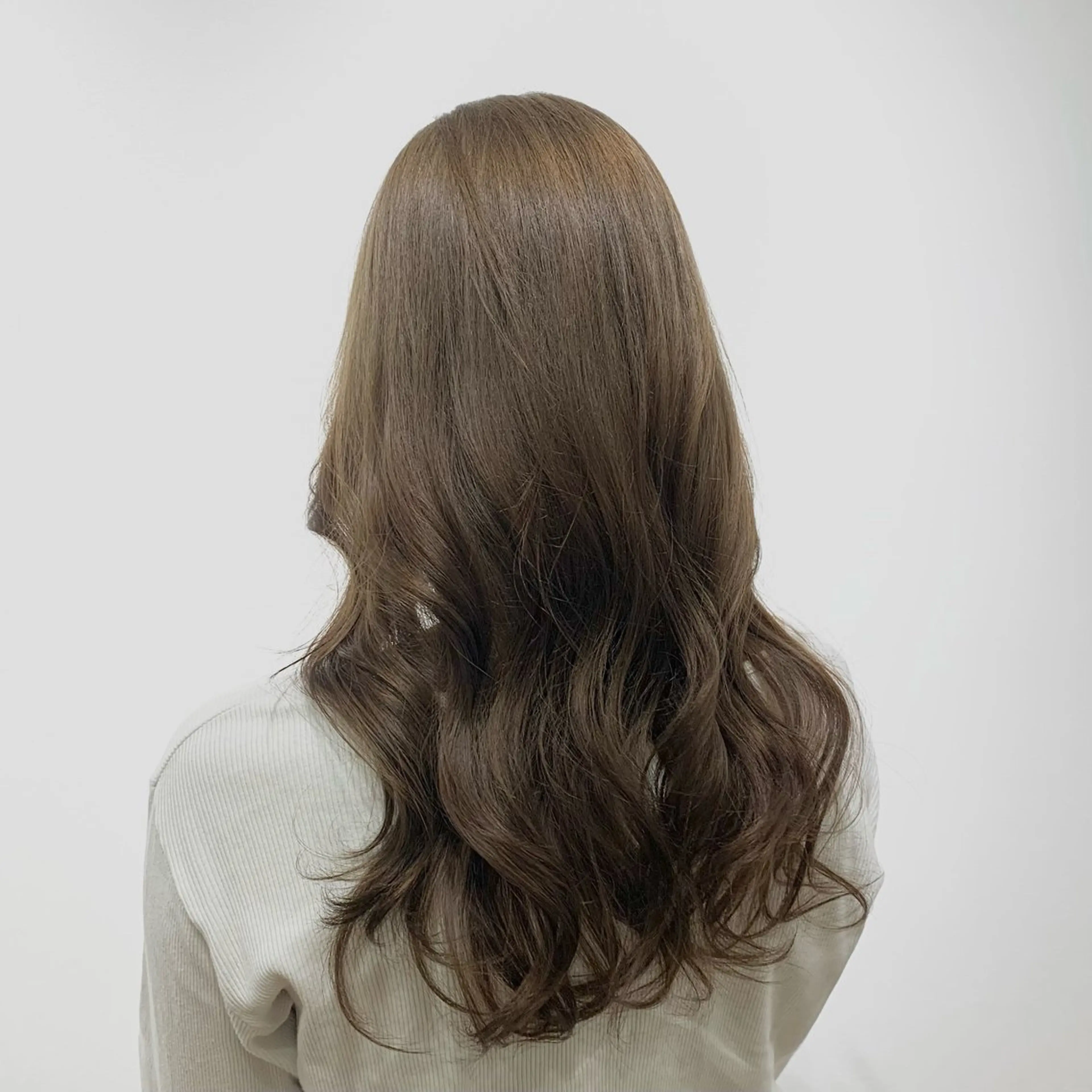 ロング カラー ヘアアレンジ キヨミ 韓国レイヤーカットのヘアスタイル