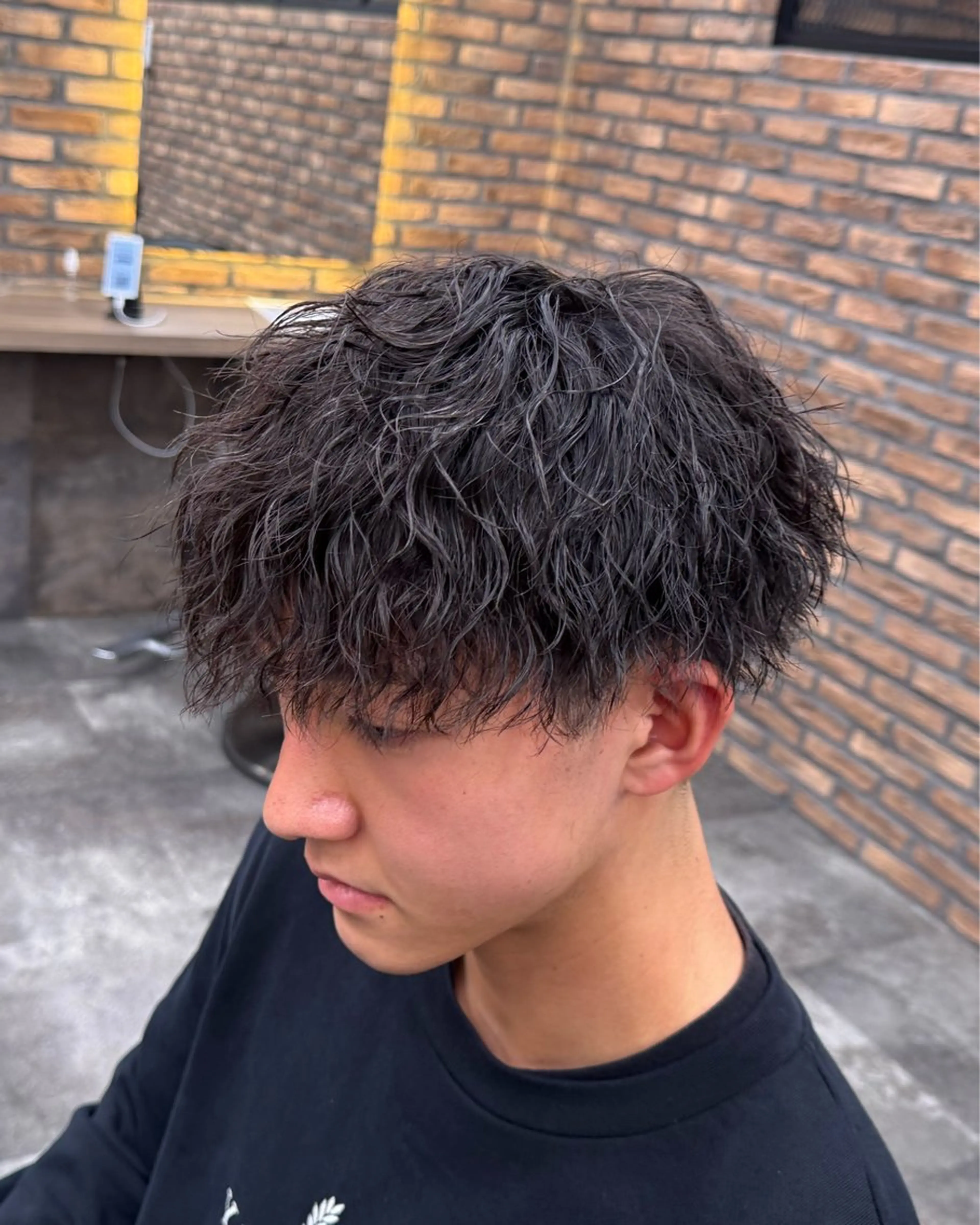 パーマ メンズ カット パーマ パーマ特化 まなるのヘアスタイル