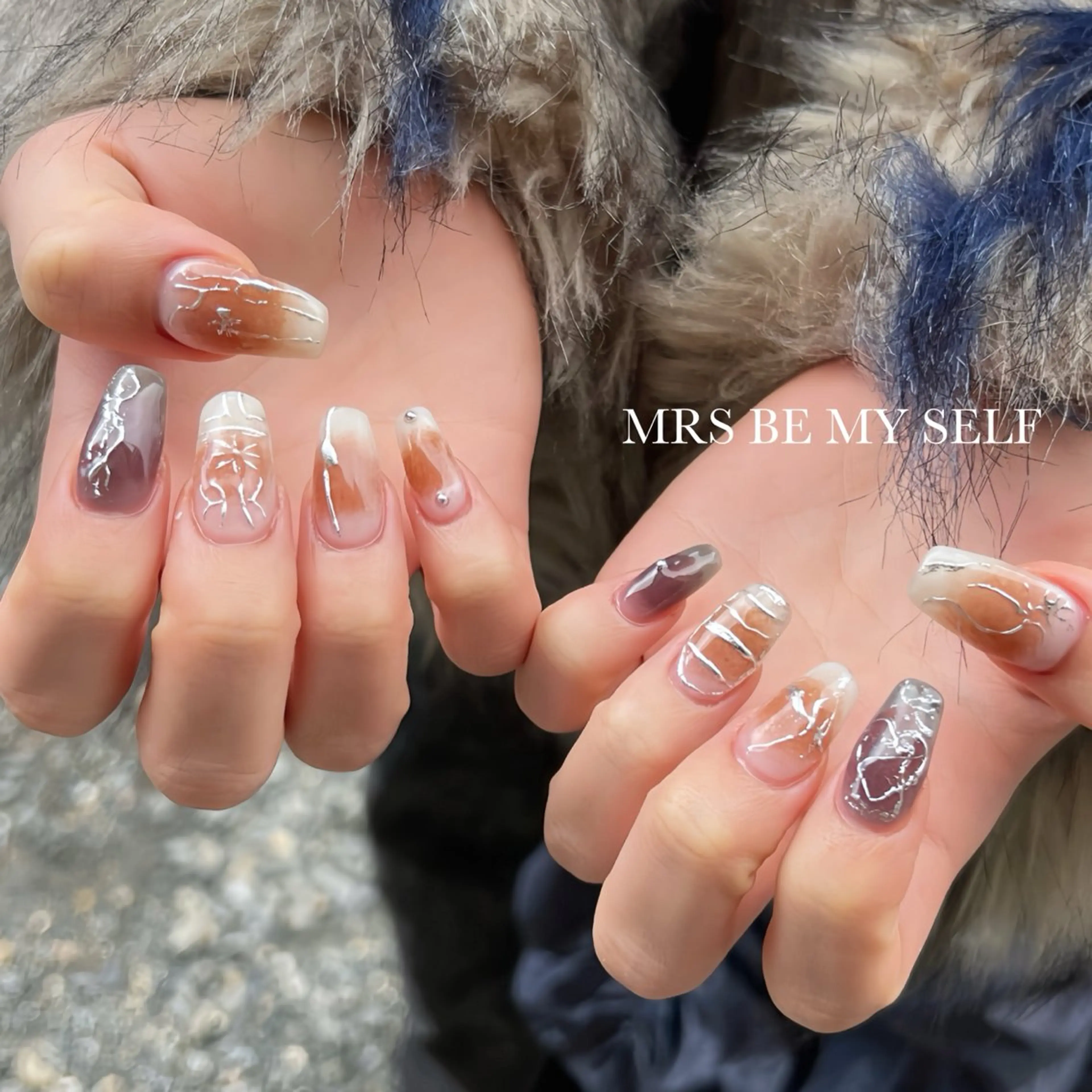ネイル チークネイル ハンドネイル MRS/ miyu🎀のネイルデザイン