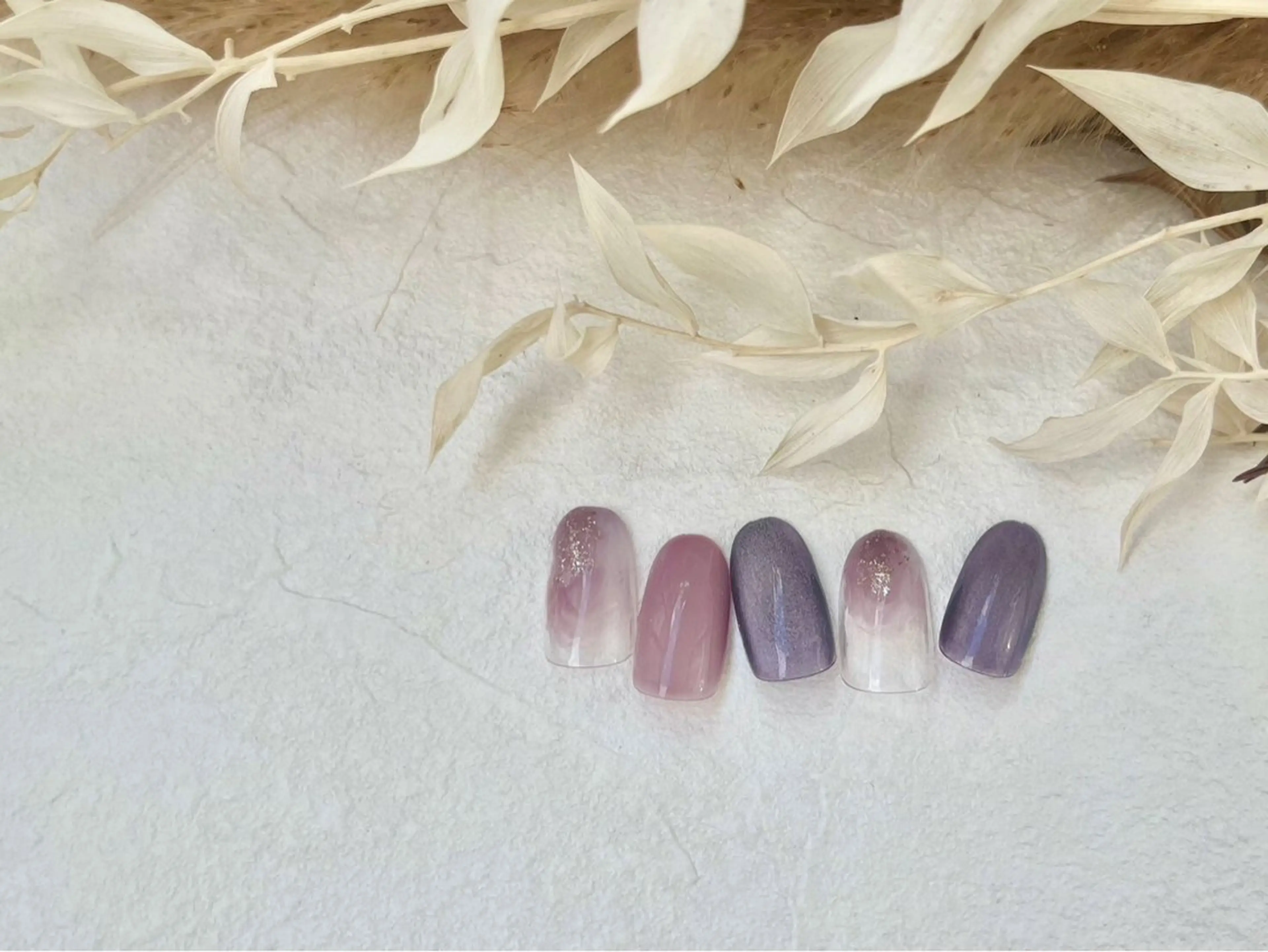 ネイル オーロラネイル フットネイル フレンチネイル ジェルネイル 韓国ネイル ハンドネイル Mogu nail 二子玉川のネイルデザイン