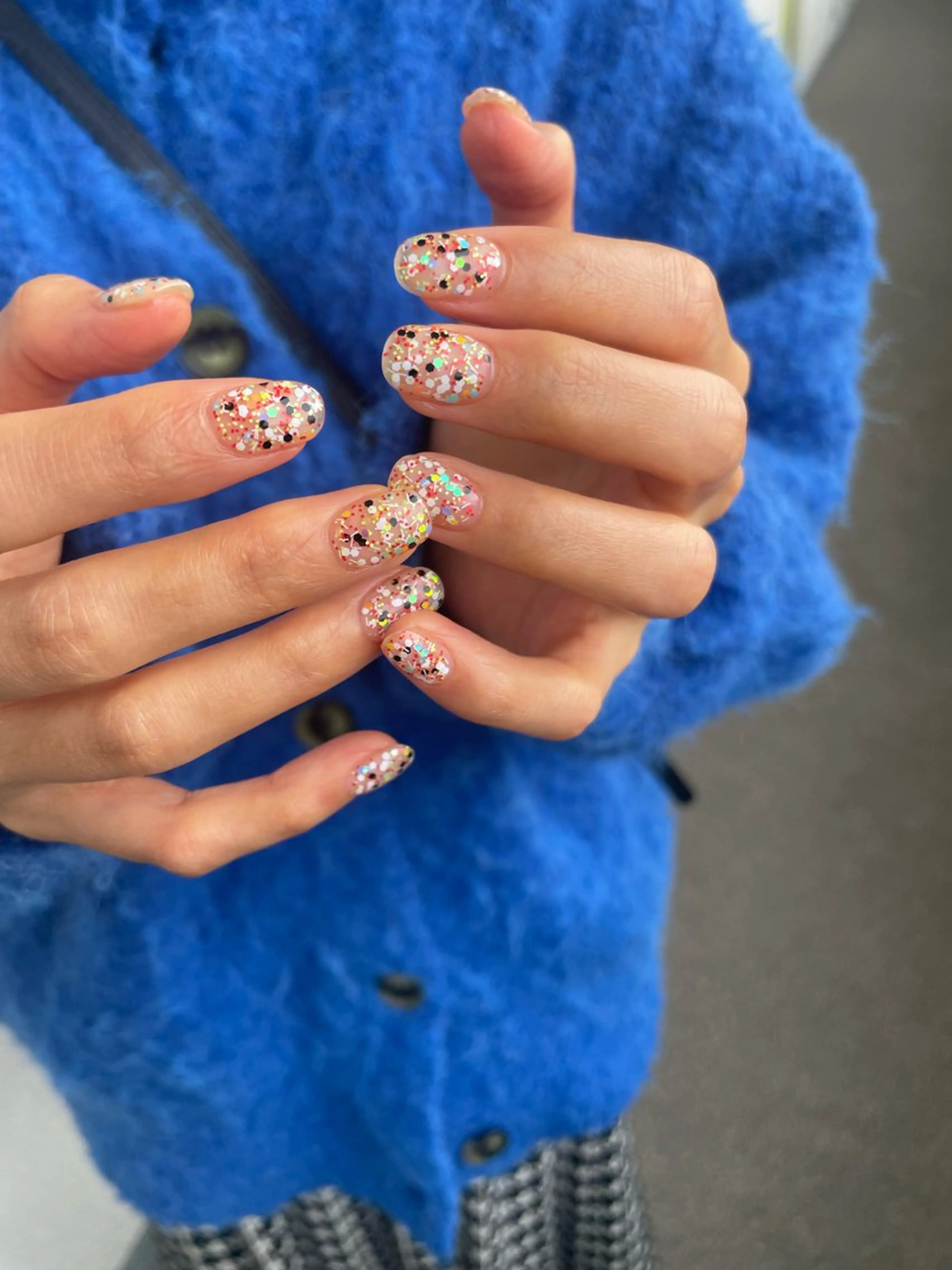 ネイル ラメ(グリッター) Ever Blue Nail Salonのネイルデザイン