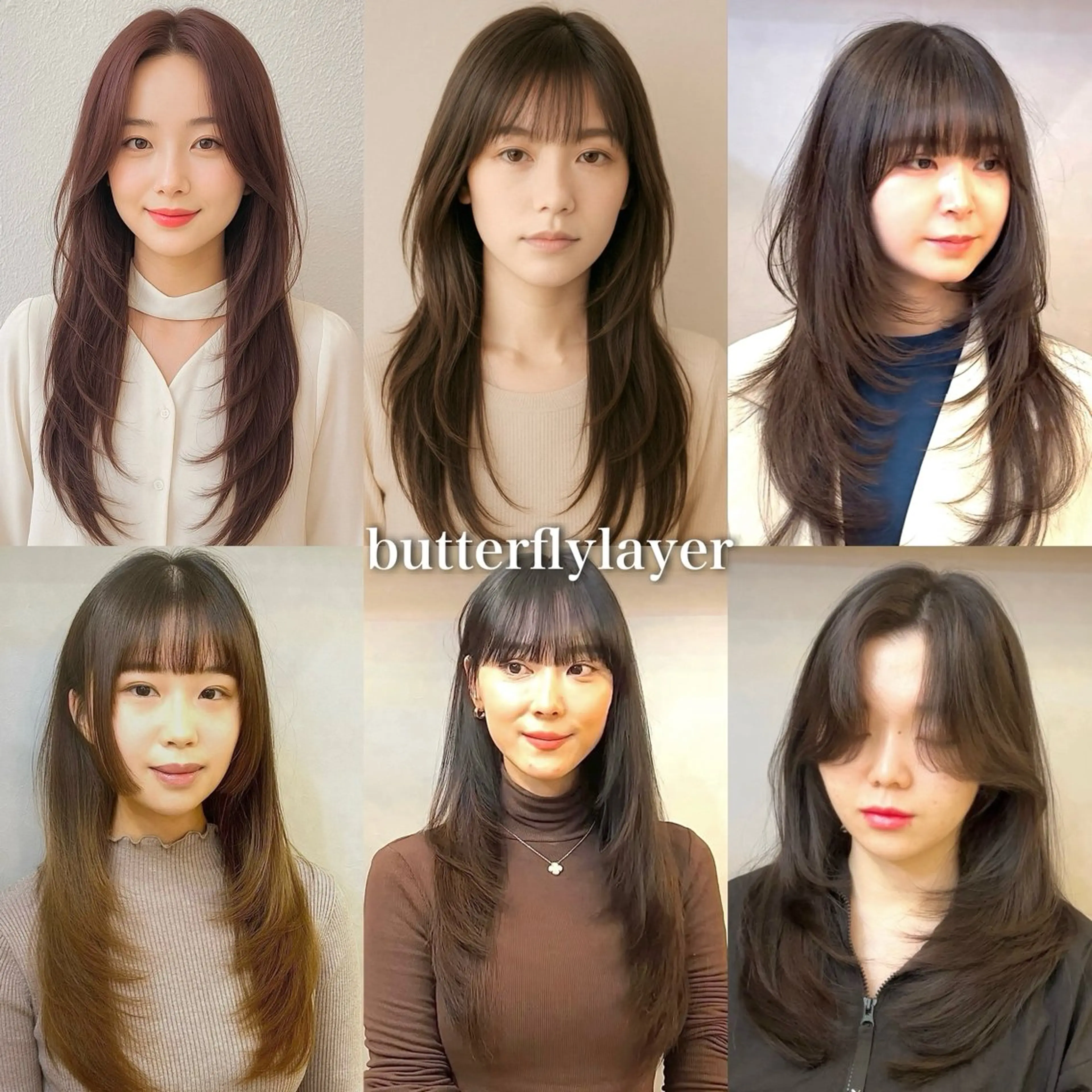 セミロング カラー カット ヘアカラー トリートメント layercut✂️ 韓国ヘア/髪質改善のヘアスタイル