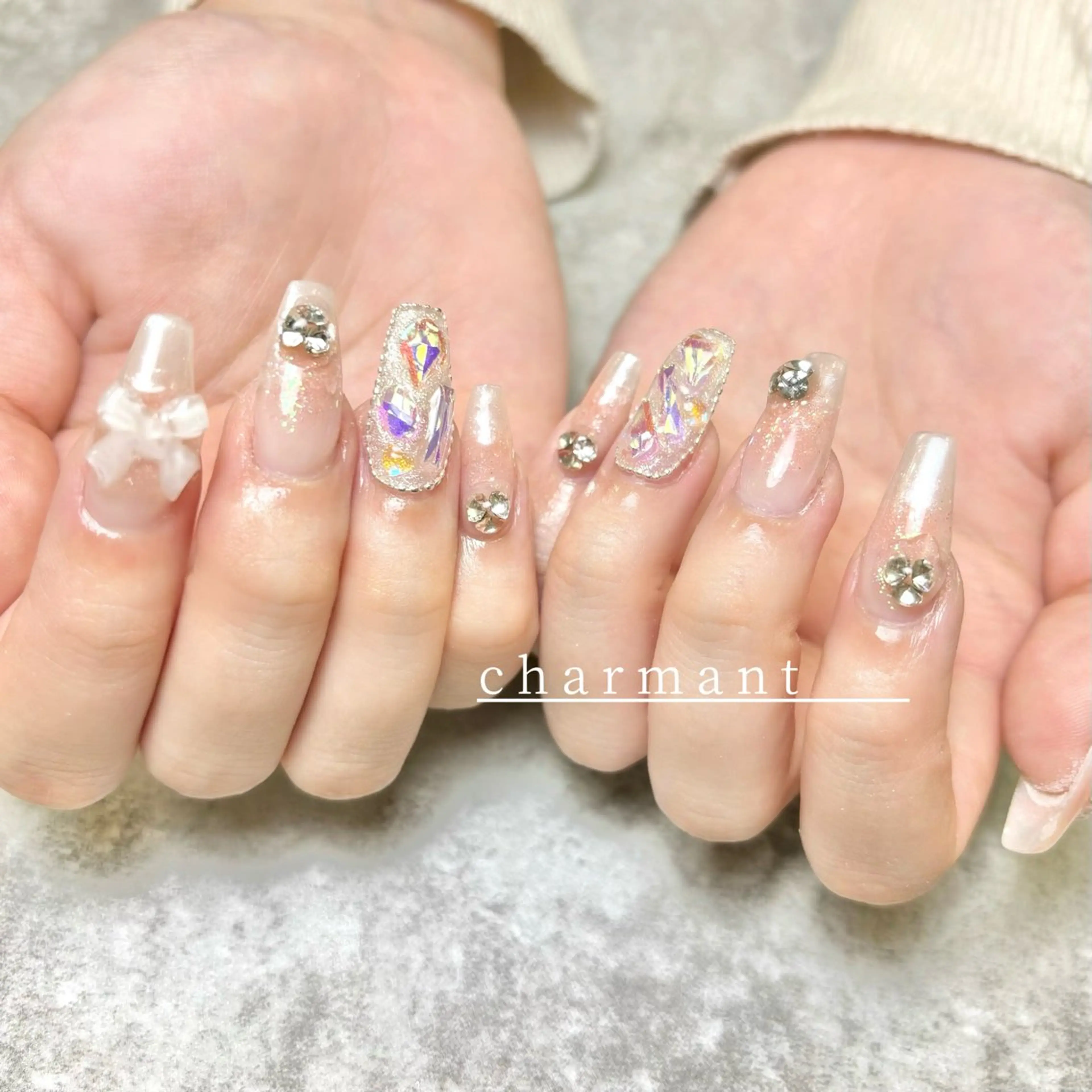 ネイル ハンドネイル charmant momokaのネイルデザイン