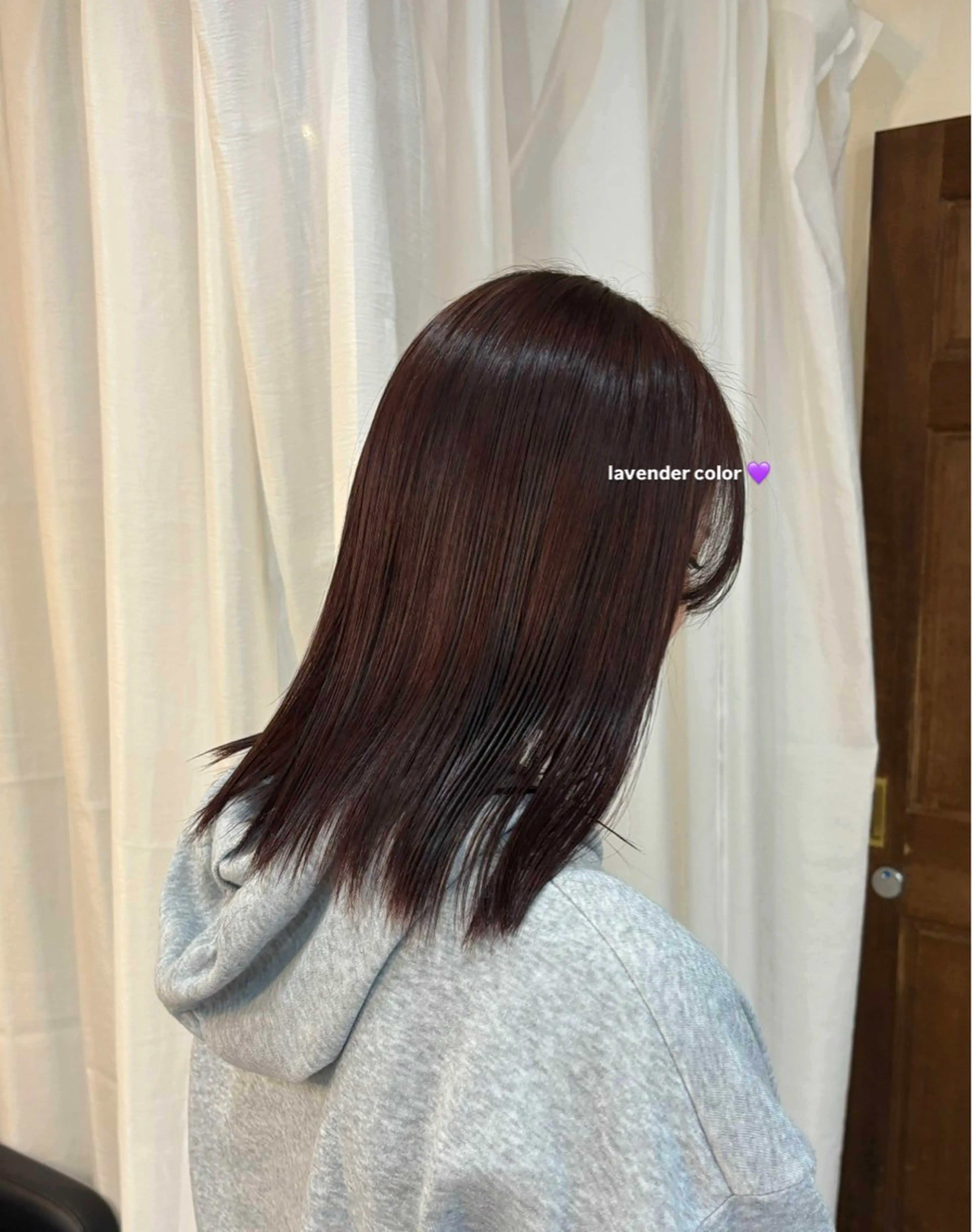 セミロング カラー ラベンダーカラー カット ヘアカラー Suite 夢 空 🌼✨のヘアスタイル