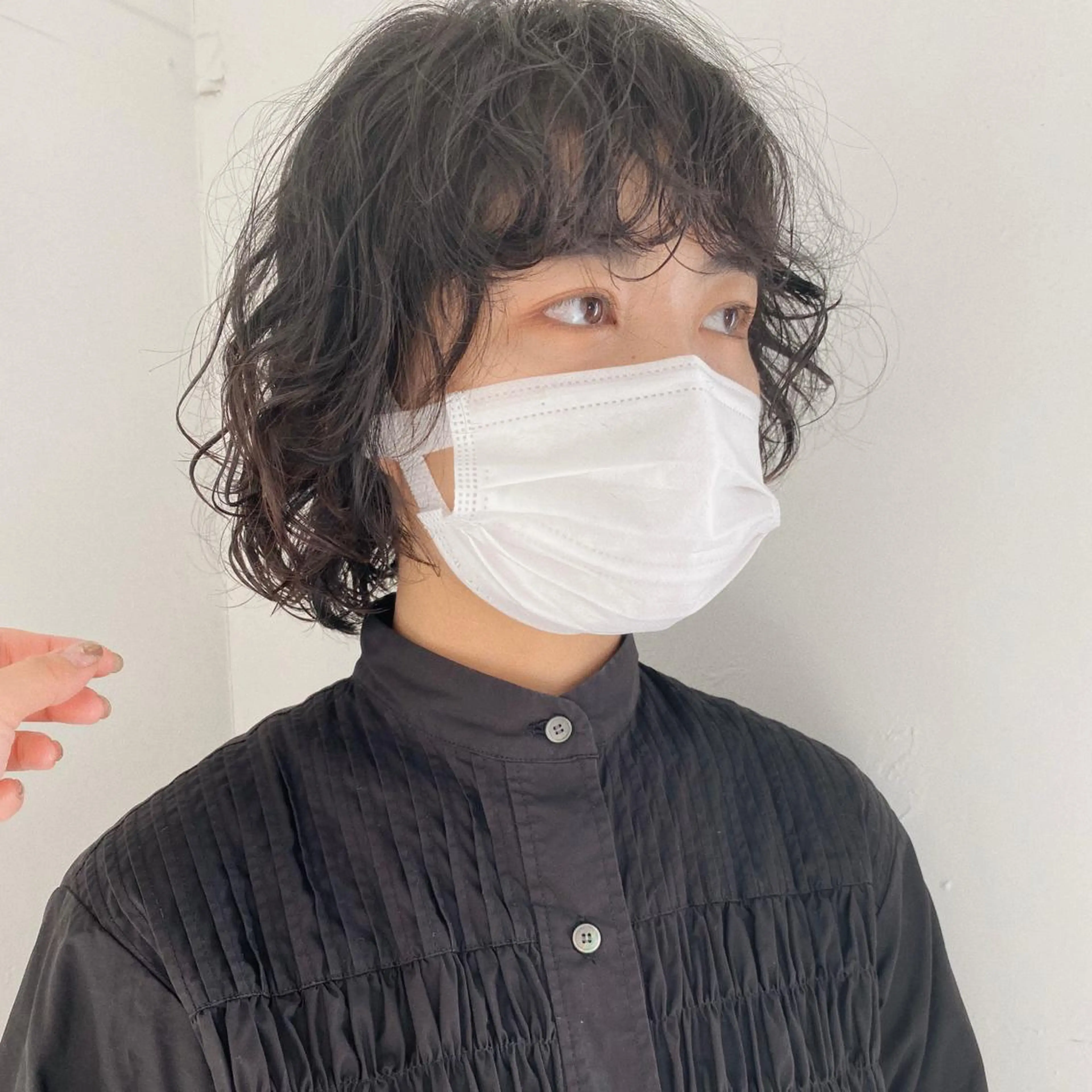 ショート パーマ ヘアアレンジ ボブレイヤー ボブ レイヤーカット スパイラルパーマ カット パーマ トリートメント ヘアセット stand所属・ニュアンスヘア🌔 nanakoのヘアスタイル