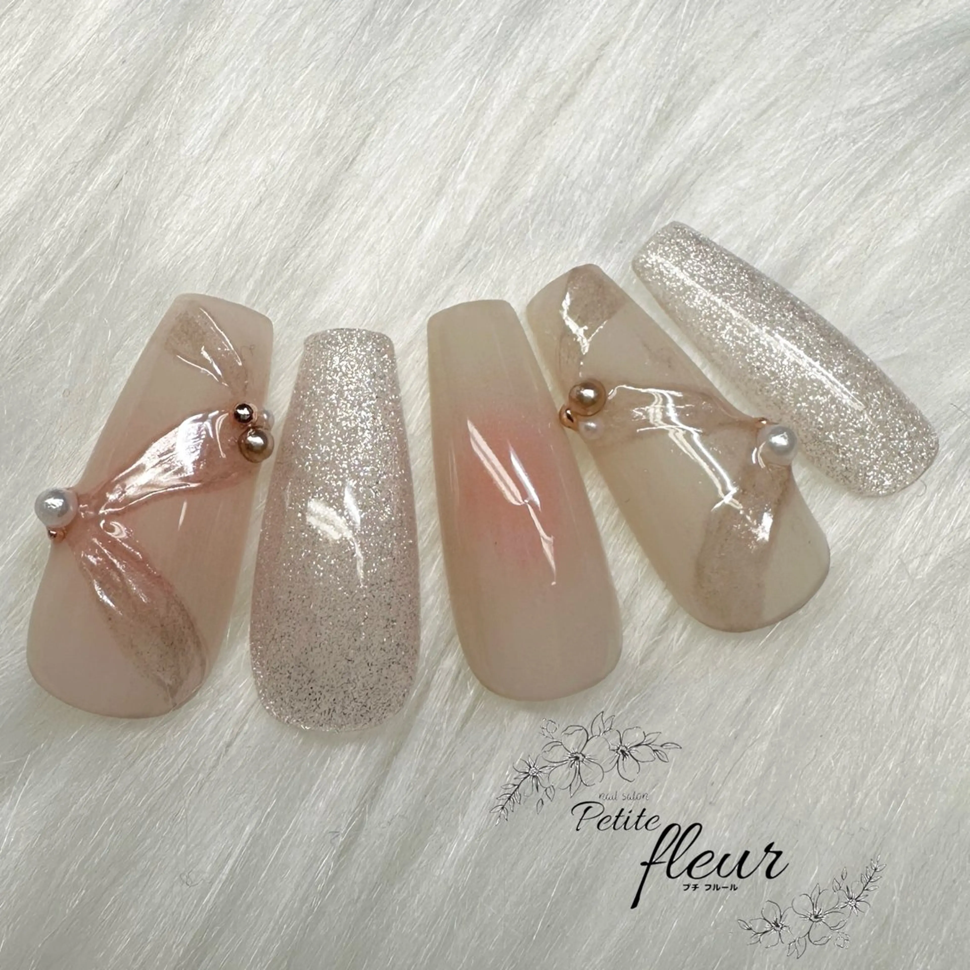 ネイル ❁⃘*。Petite fleur❁⃘*りさのネイルデザイン