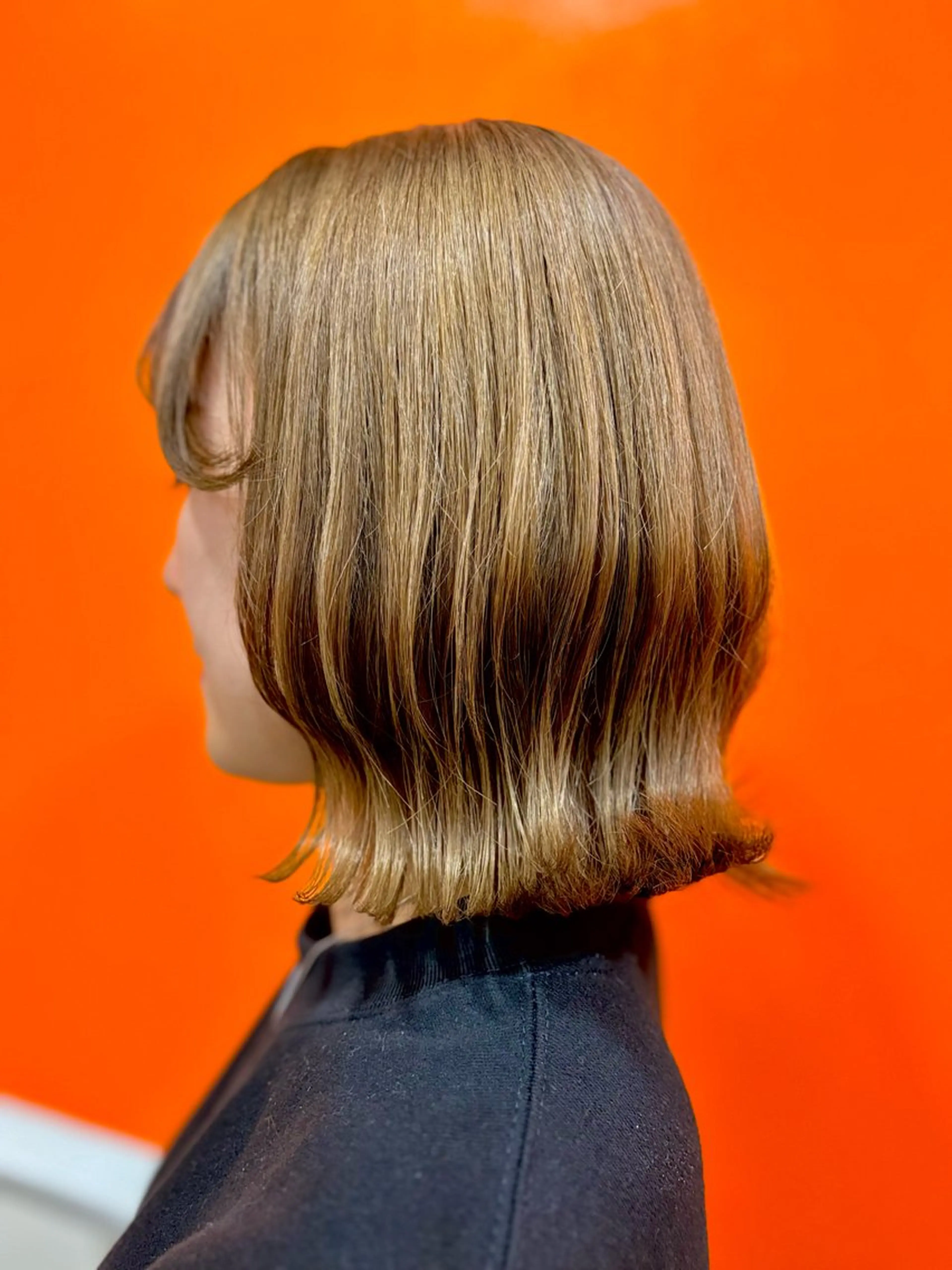 ミディアム 切りっぱなしボブ ボブ イン東京米沢店所属・金田 理央のヘアスタイル