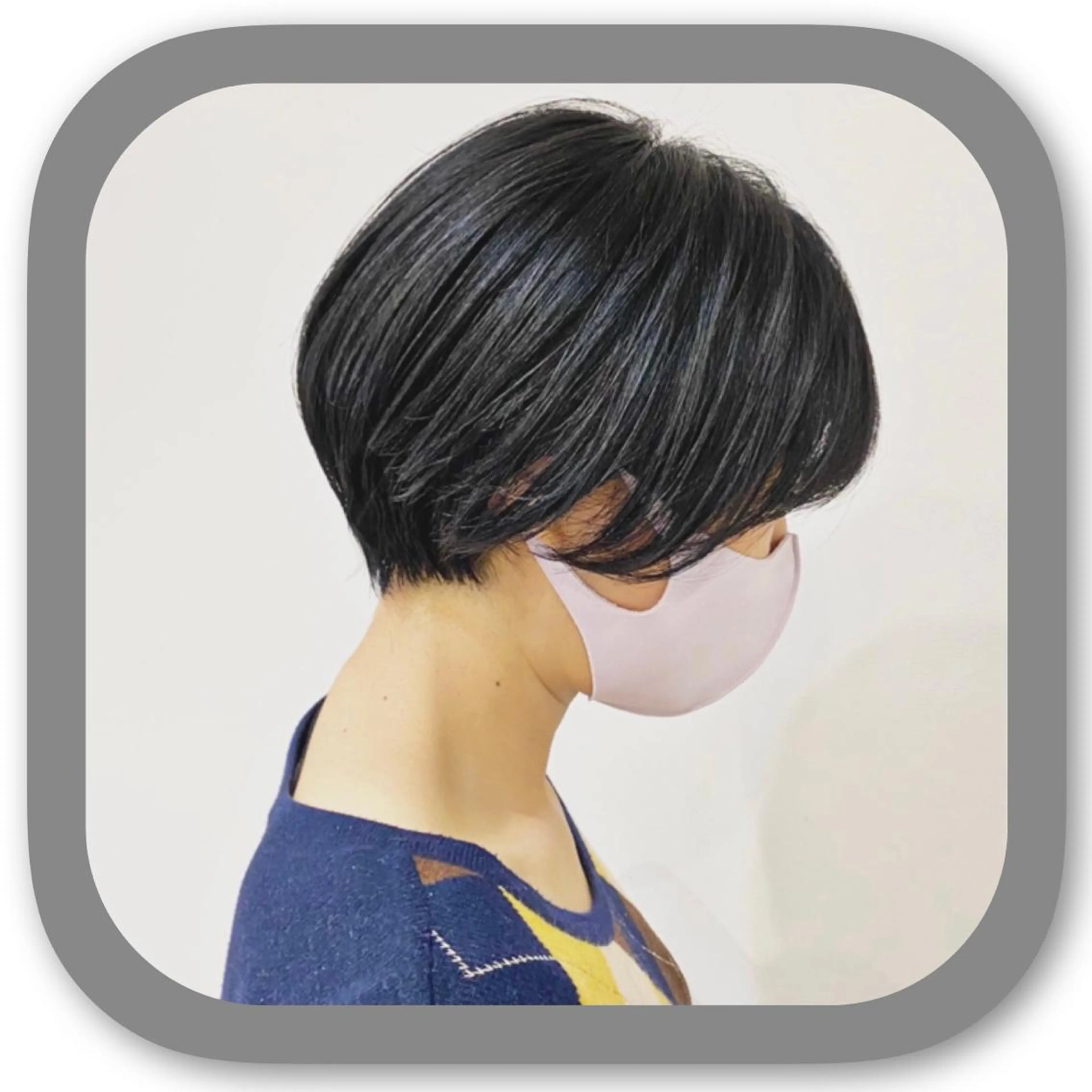 ショート アッシュ ボブ 髪質改善 レイヤーカット ショートヘア カット ショート〜ミディアム 喜多司のヘアスタイル