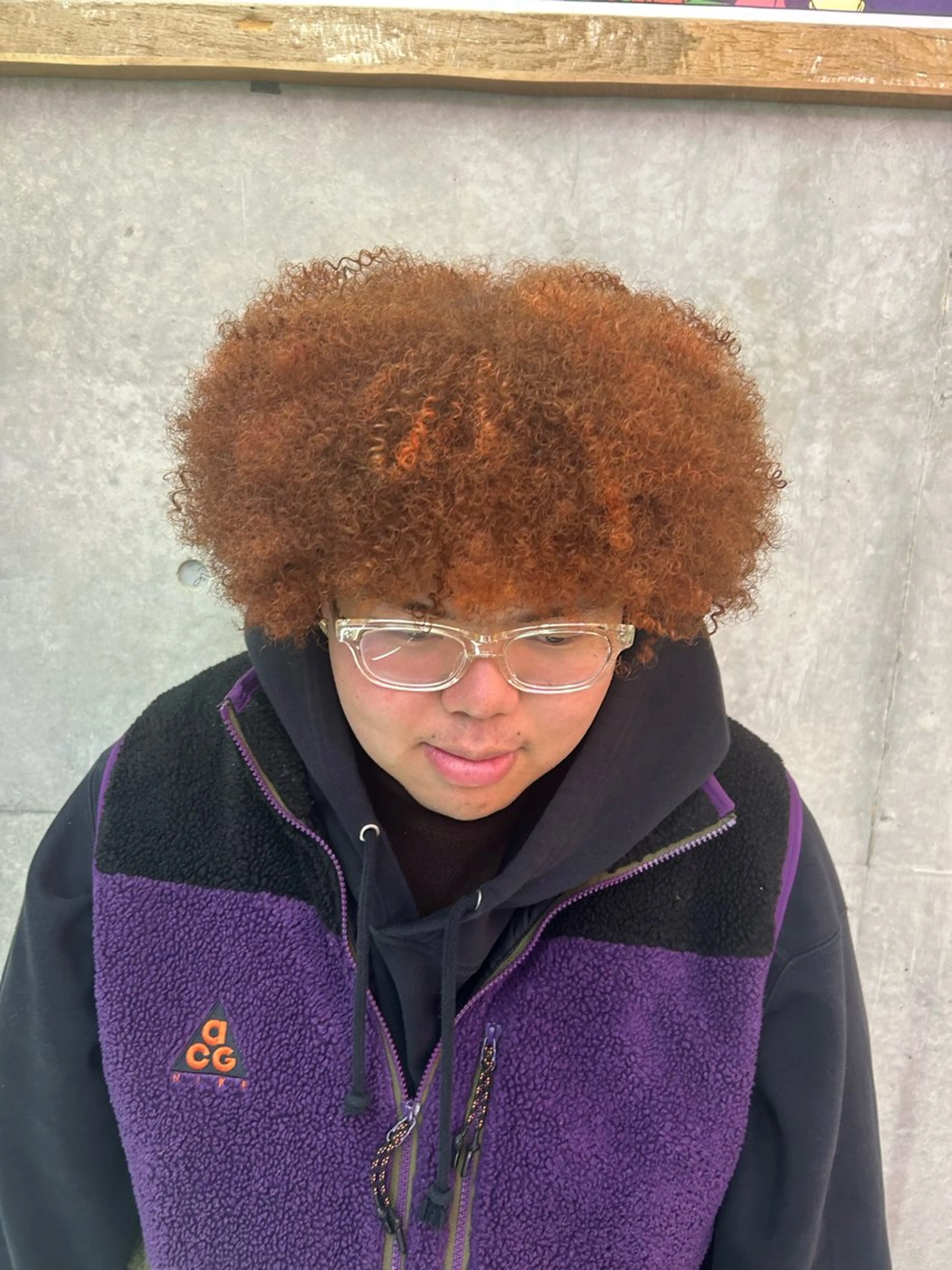 ミディアム パーマ 濱田 春瑠のヘアスタイル
