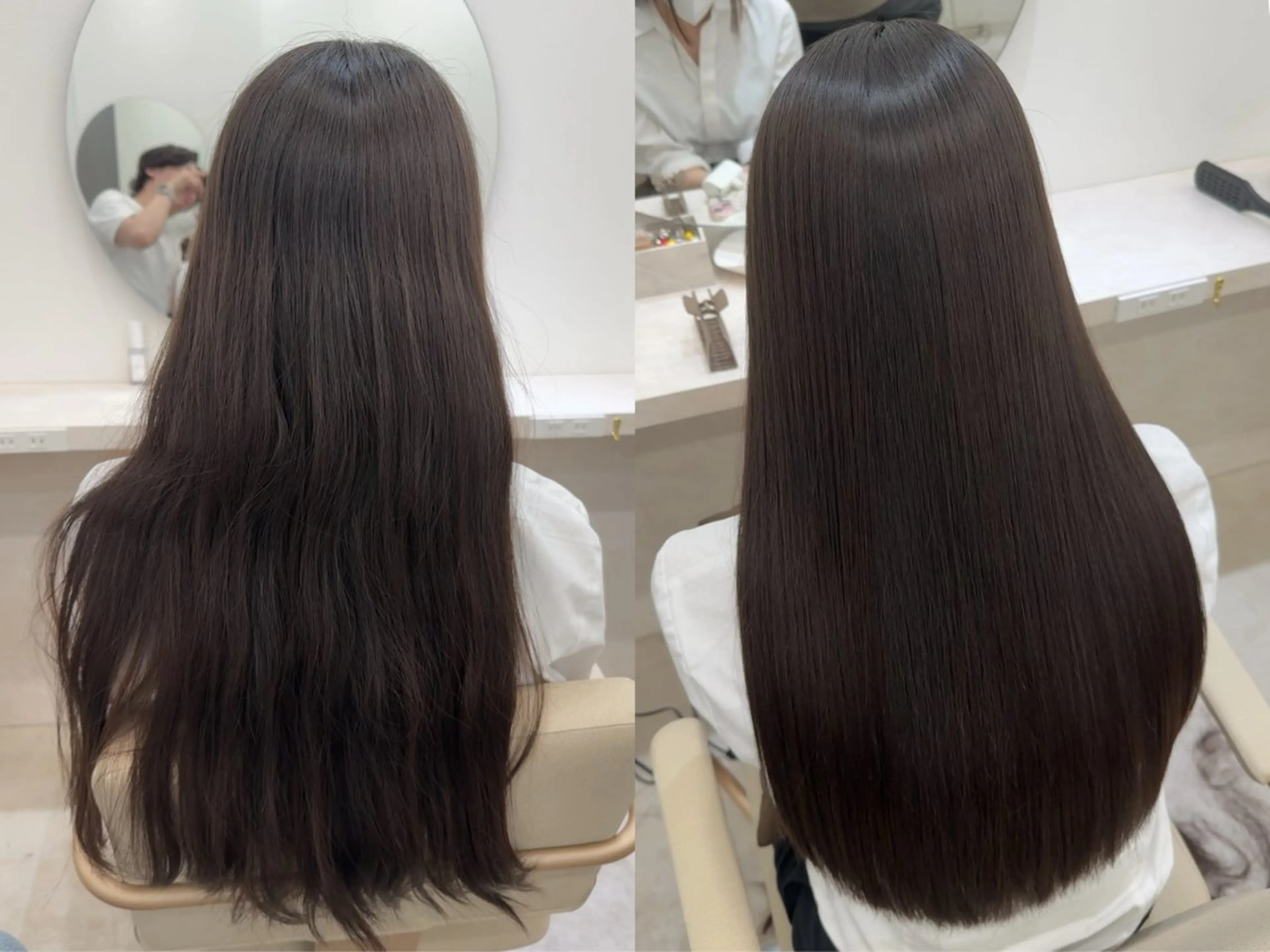 ロング カット 縮毛矯正 トリートメント 髪質改善×縮毛矯正 Core梅田　片山のヘアスタイル