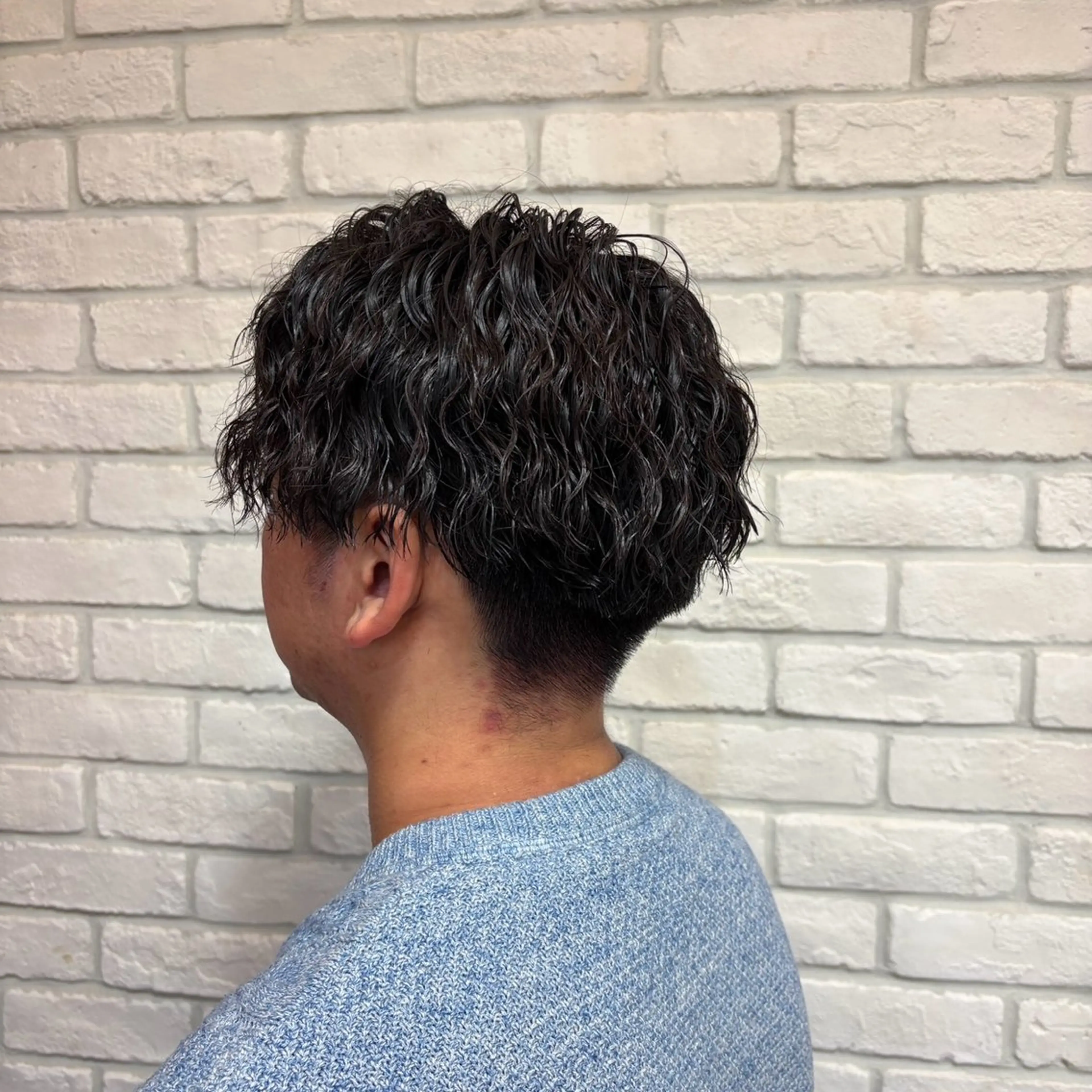 パーマ メンズ カット パーマ 韓国ヘア🧸髪質改善 🧸きくちみさきのヘアスタイル