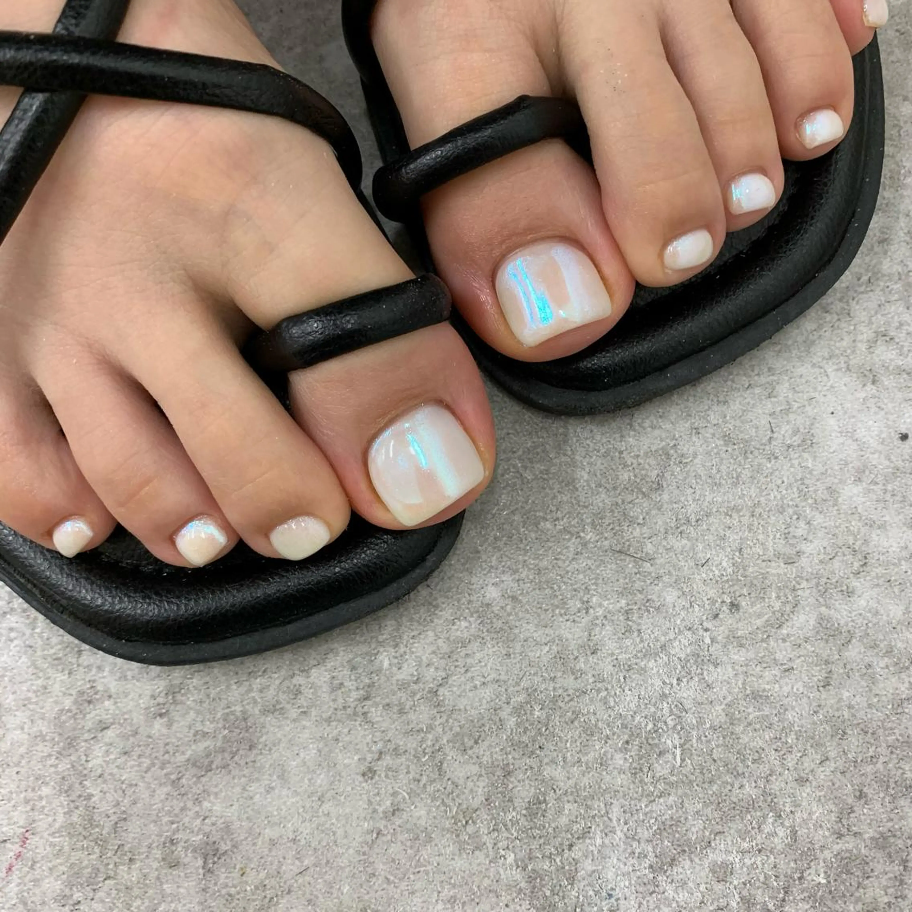 ネイル フットネイル _white 上本町店のネイルデザイン