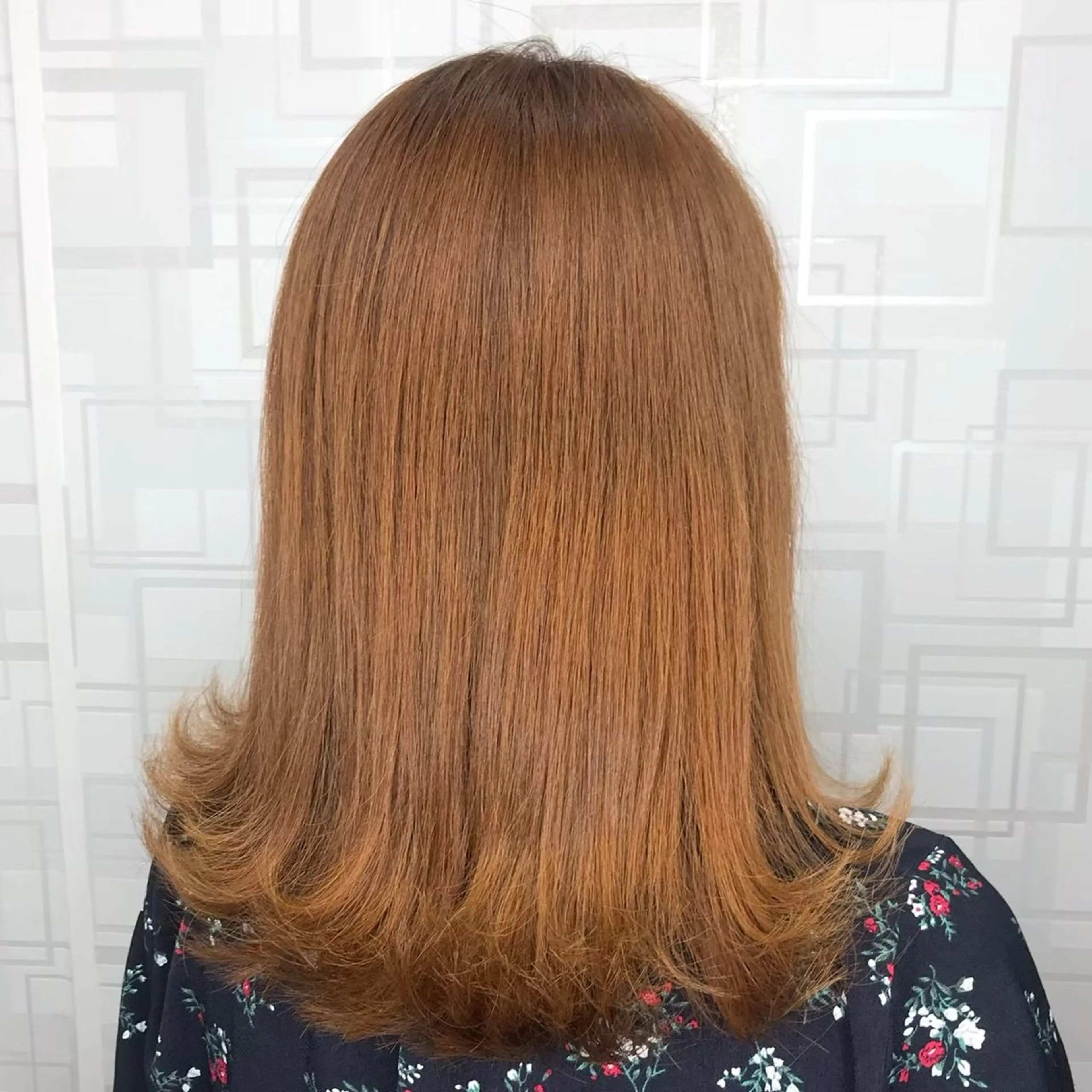 セミロング カラー ヘアカラー 🎀飯野 心咲のヘアスタイル