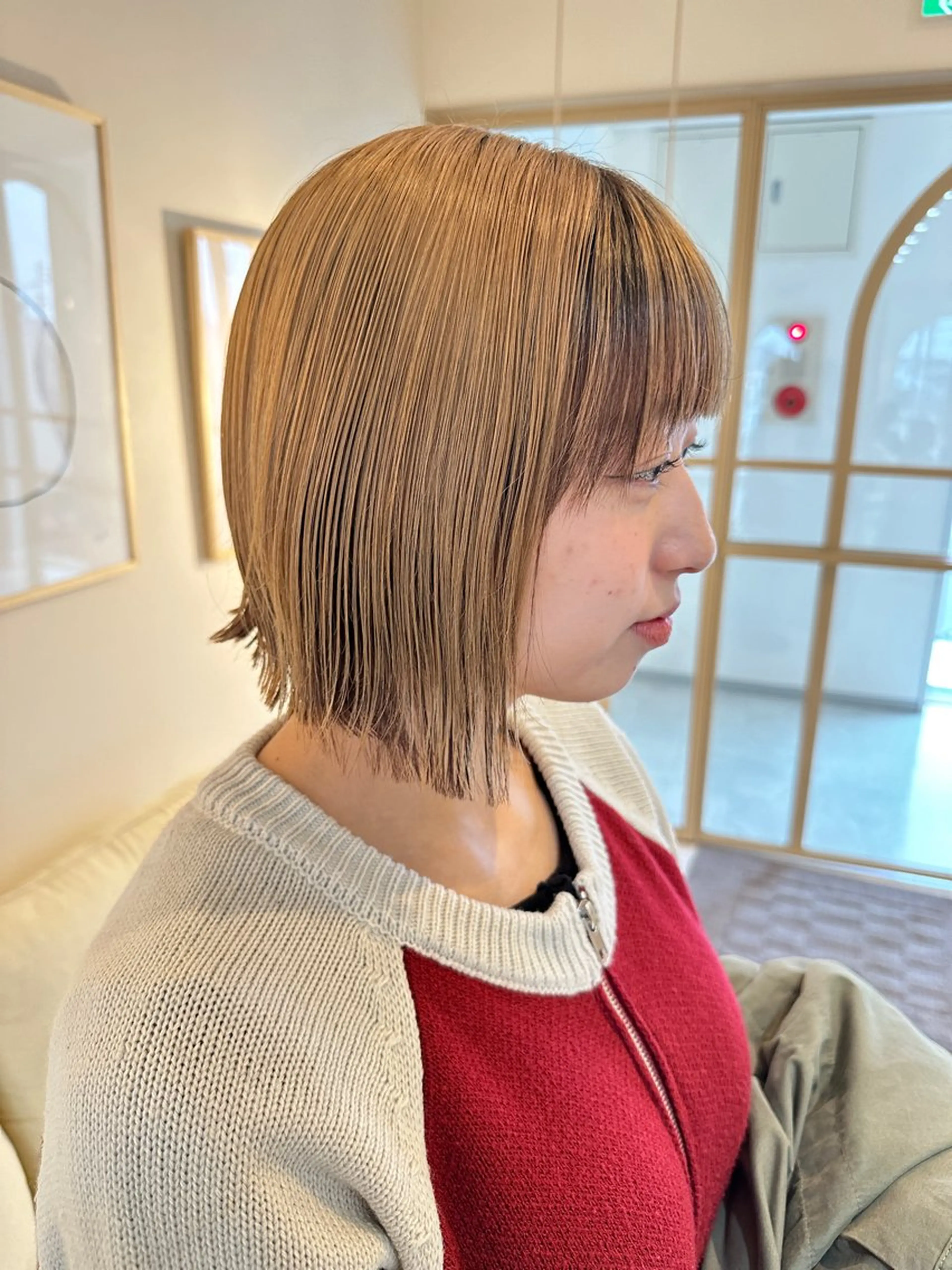 ミディアム レイヤー/ショート 新潟/阿部萌花🎀のヘアスタイル